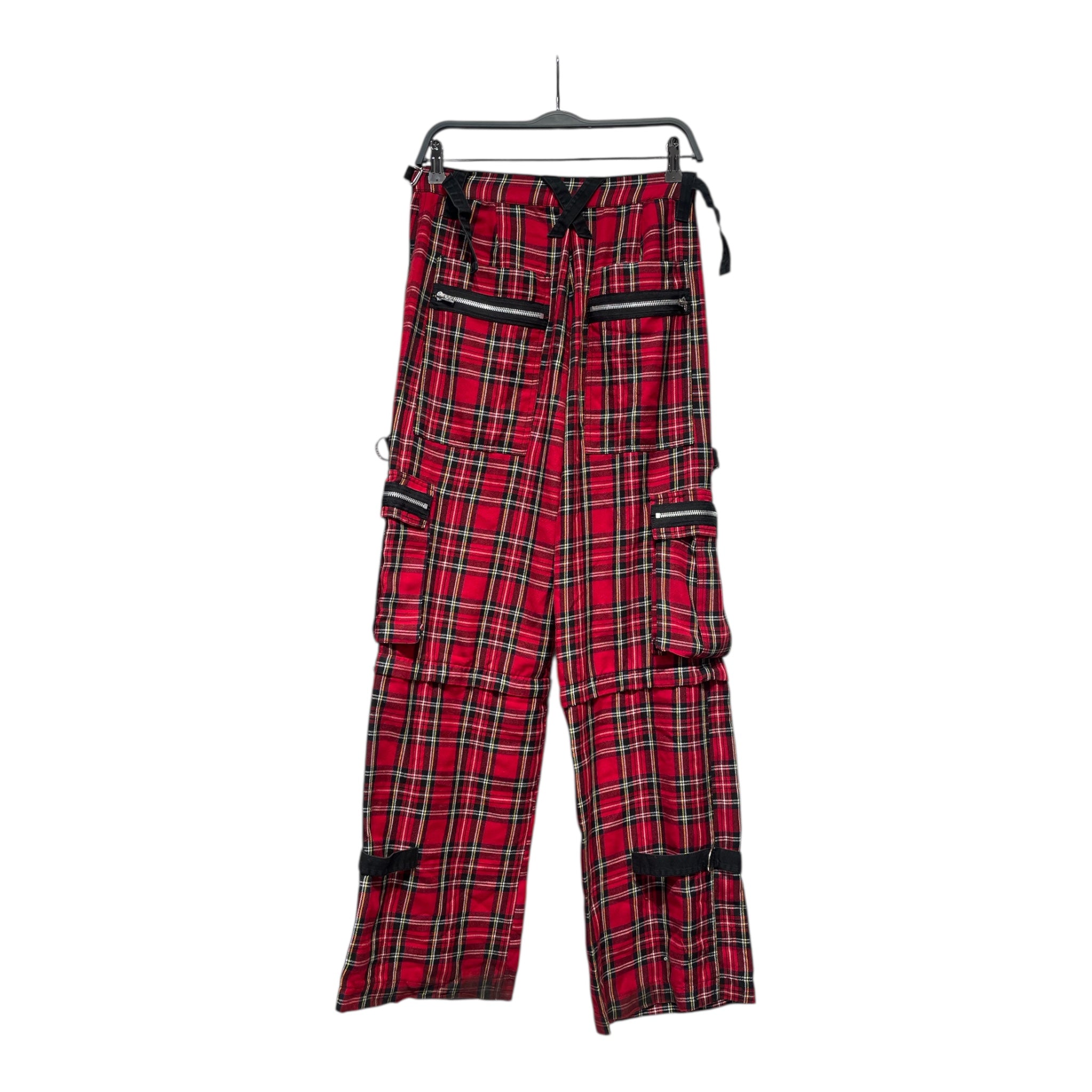 TRIPP NYC/Pants/M/Polyester/BLK/RAVE PANTS W/ RED CONTRAST view 2