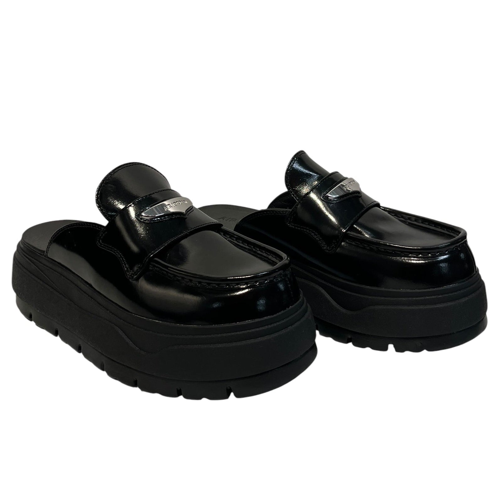 JORDAN BRAND/Loafers/US 8/Leather/BLK/ view 1