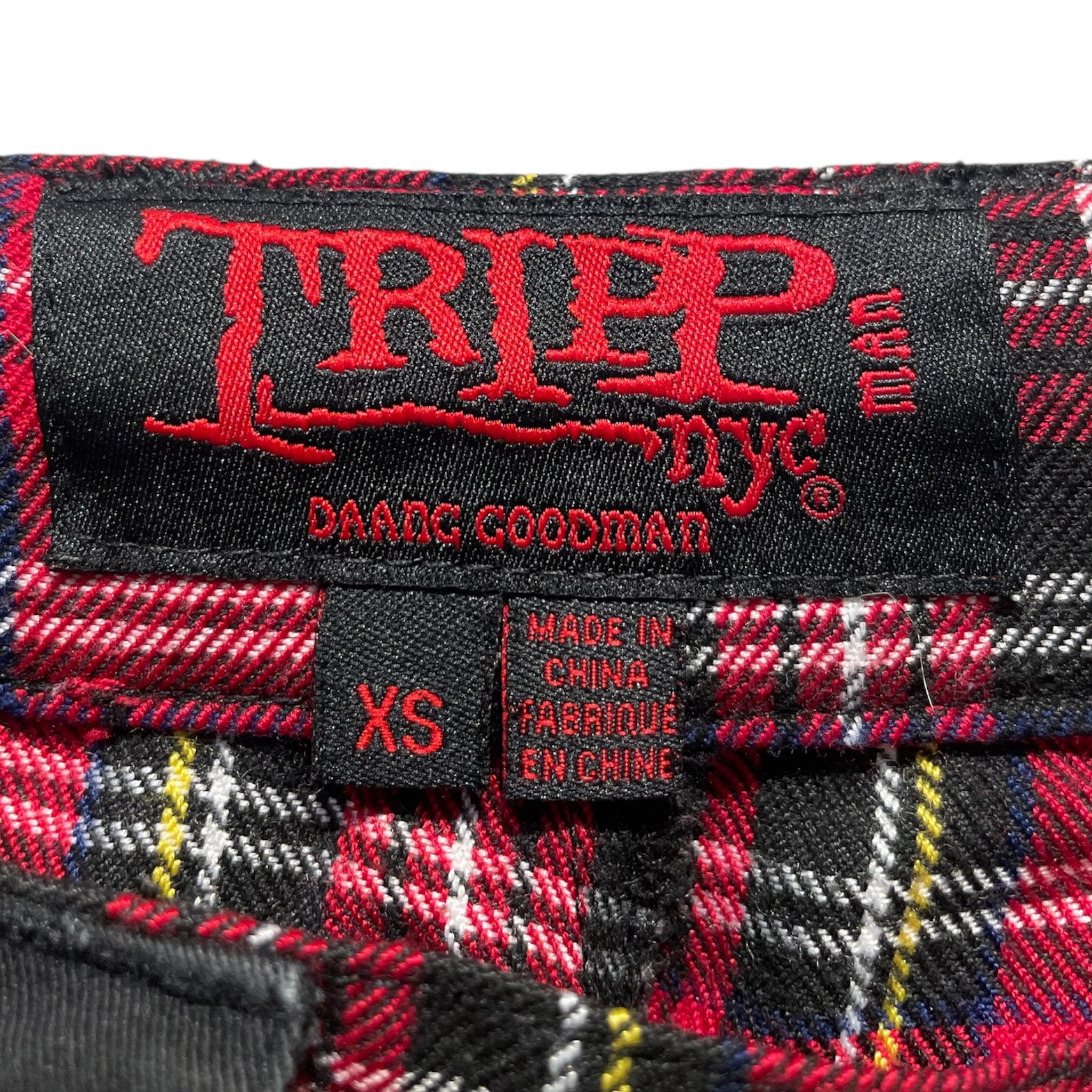 TRIPP NYC/Pants/M/Polyester/BLK/RAVE PANTS W/ RED CONTRAST view 3