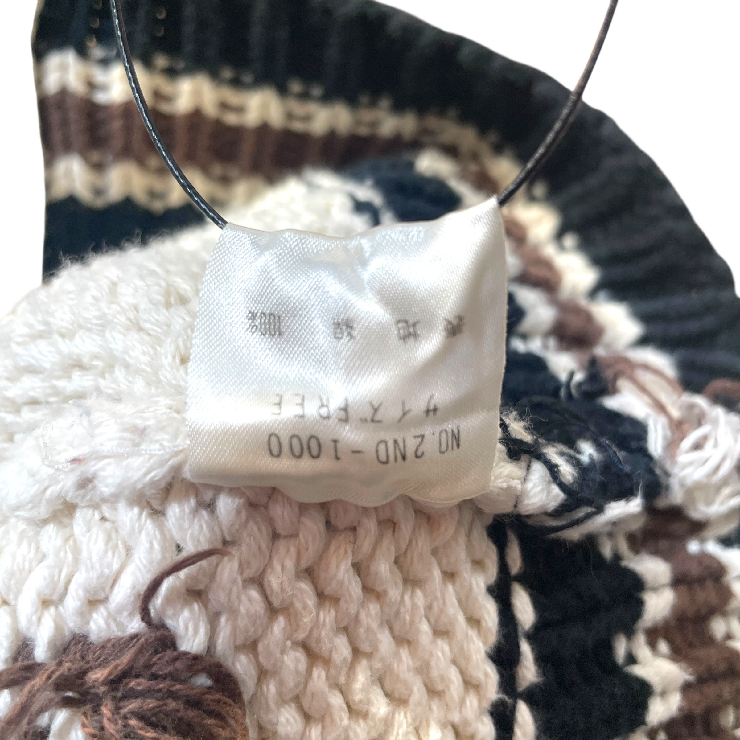 HYSTERIC GLAMOUR/Sweater/All Over Print/Cotton/CRM/Yarn Sweater view 5