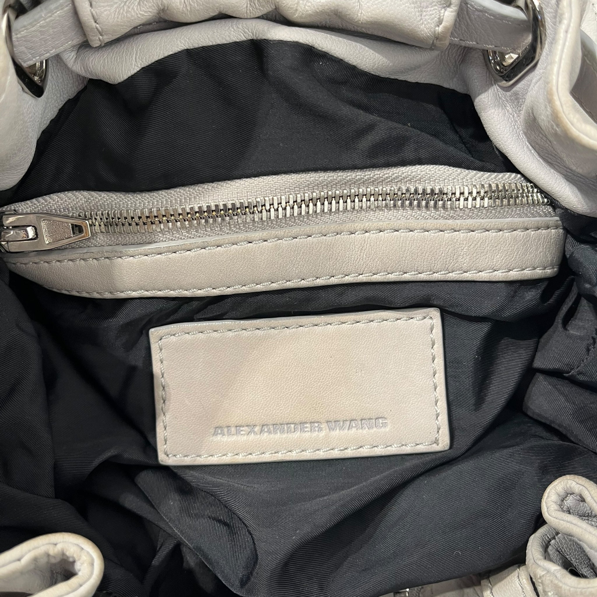 Alexander Wang/Backpack/Leather/GRY/MODULAR ZIP BAG view 10