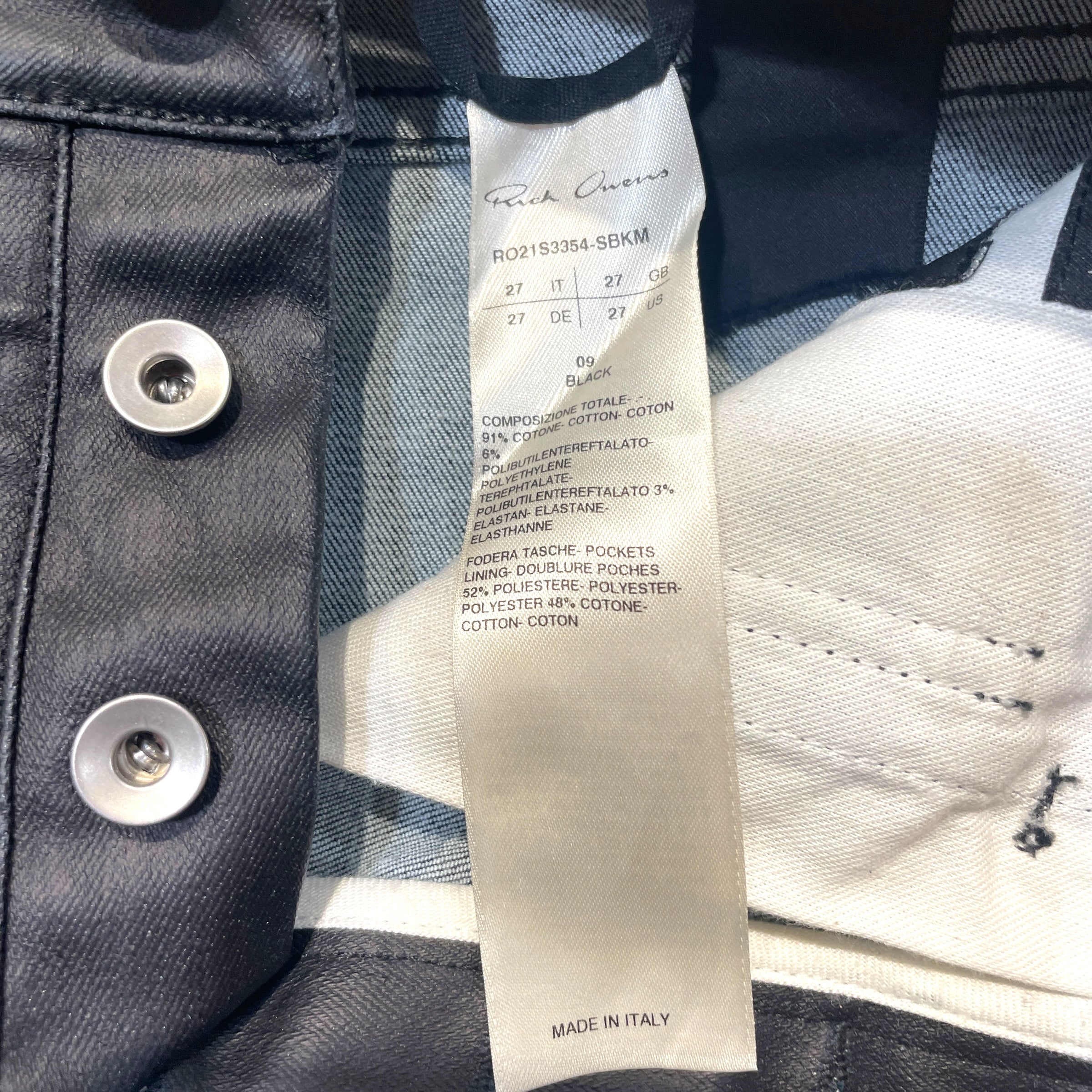 RICK OWENS DRKSHDW/Shorts/27/Leather/BLK/DRKSHDW Leather 'Duke' Short view 3