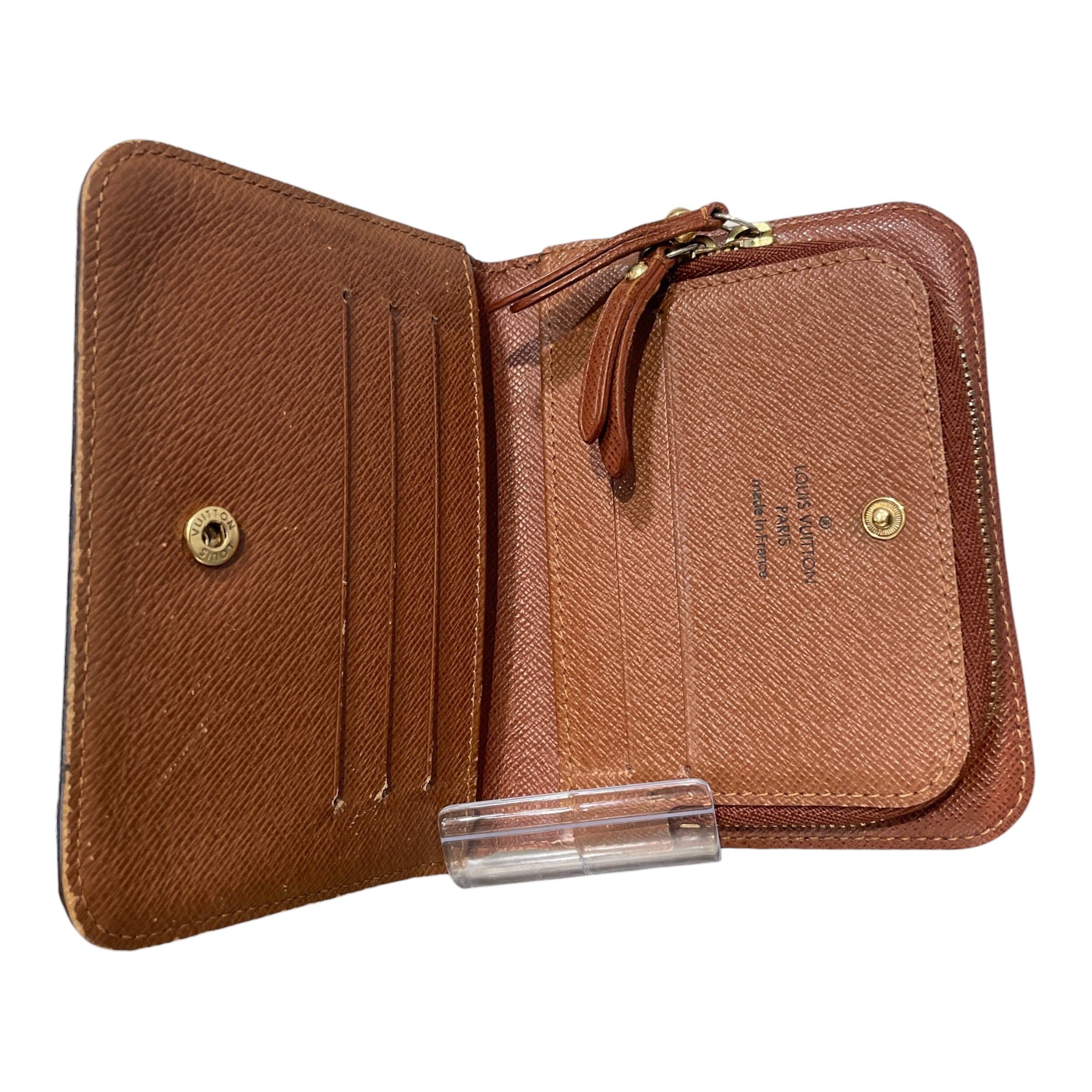 LOUIS VUITTON/Wallet/Monogram/Leather/BRW/Coin Holder view 3
