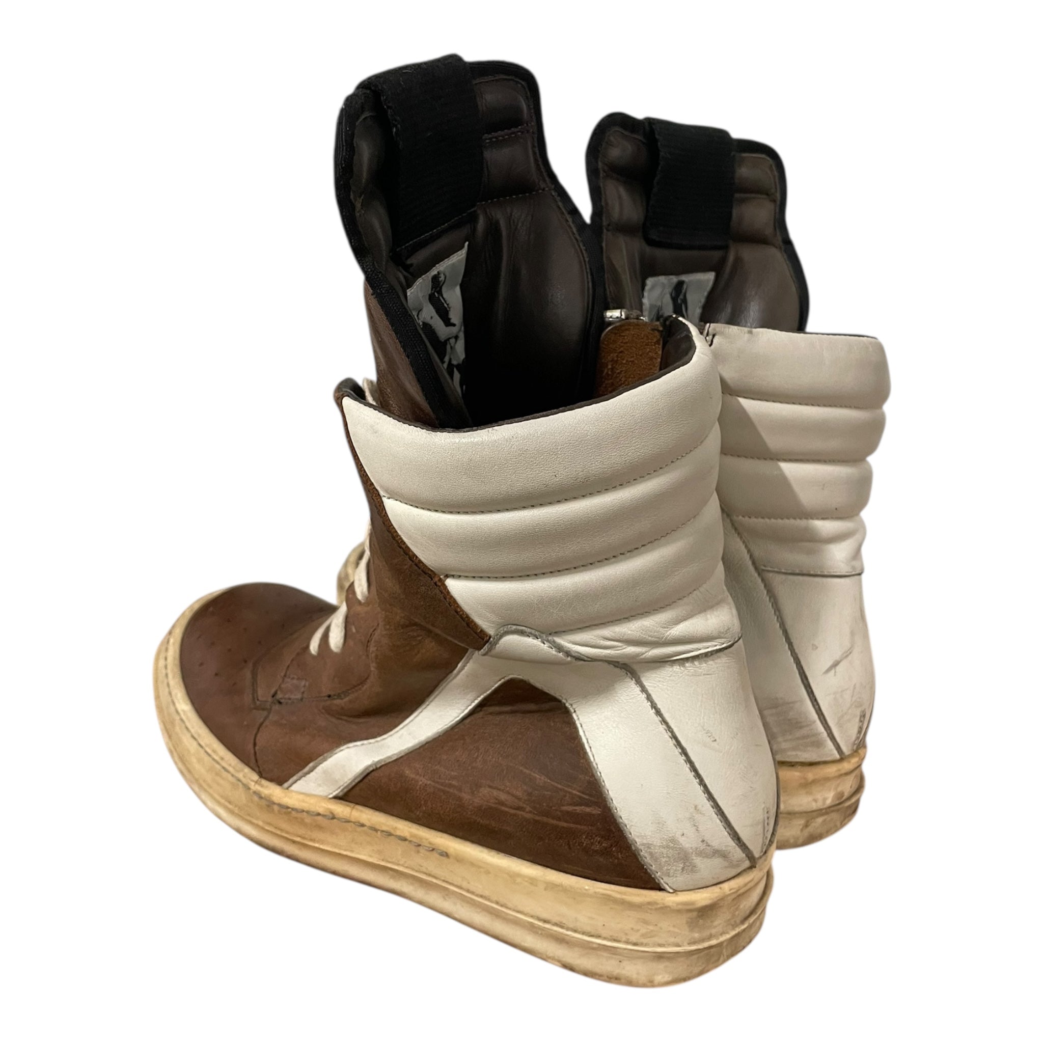 Rick Owens/Hi-Sneakers/EU 40/Leather/BRW/68811 geobasket view 2