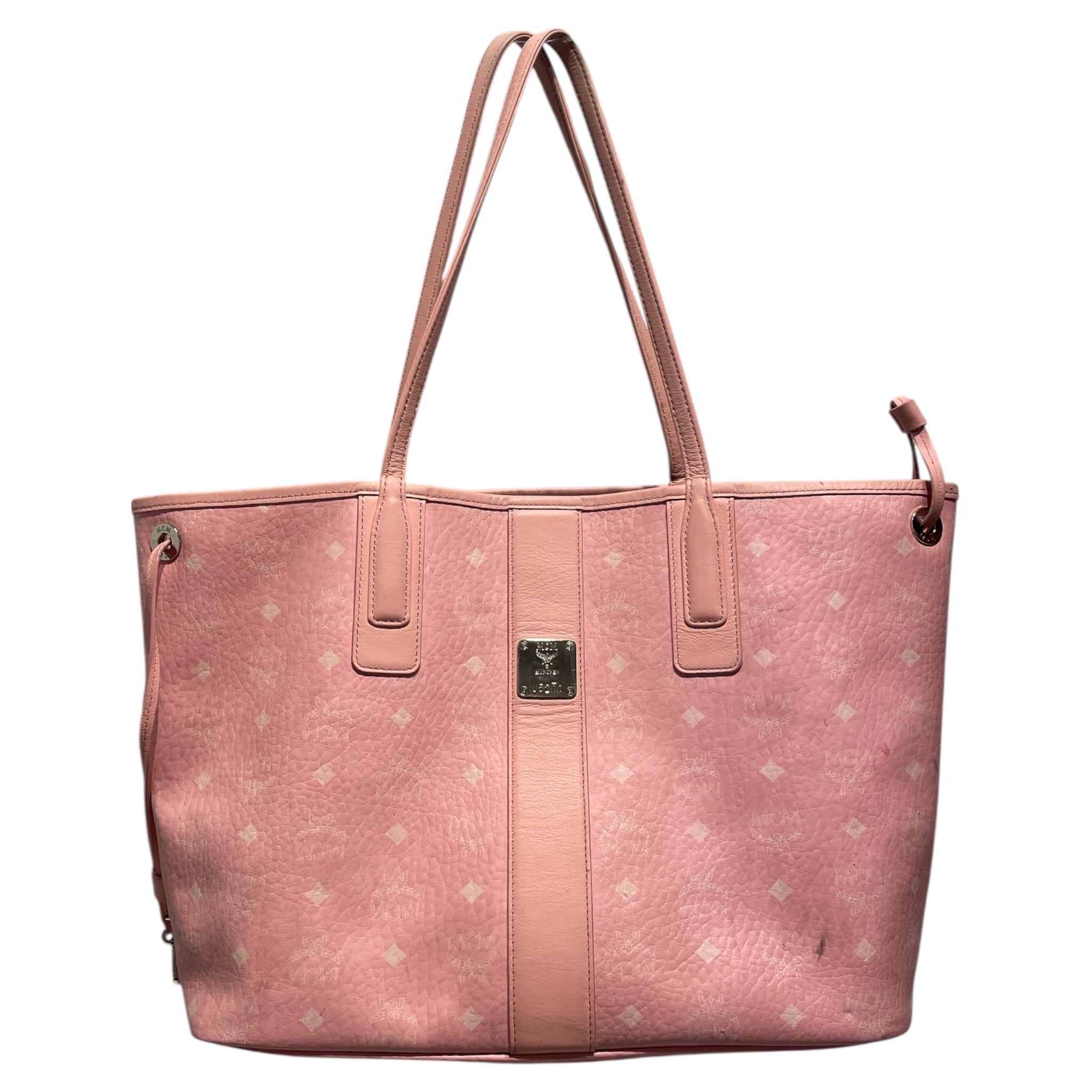 MCM/Tote Bag/Monogram/PNK/Pink Visestos Shopper Tote view 1