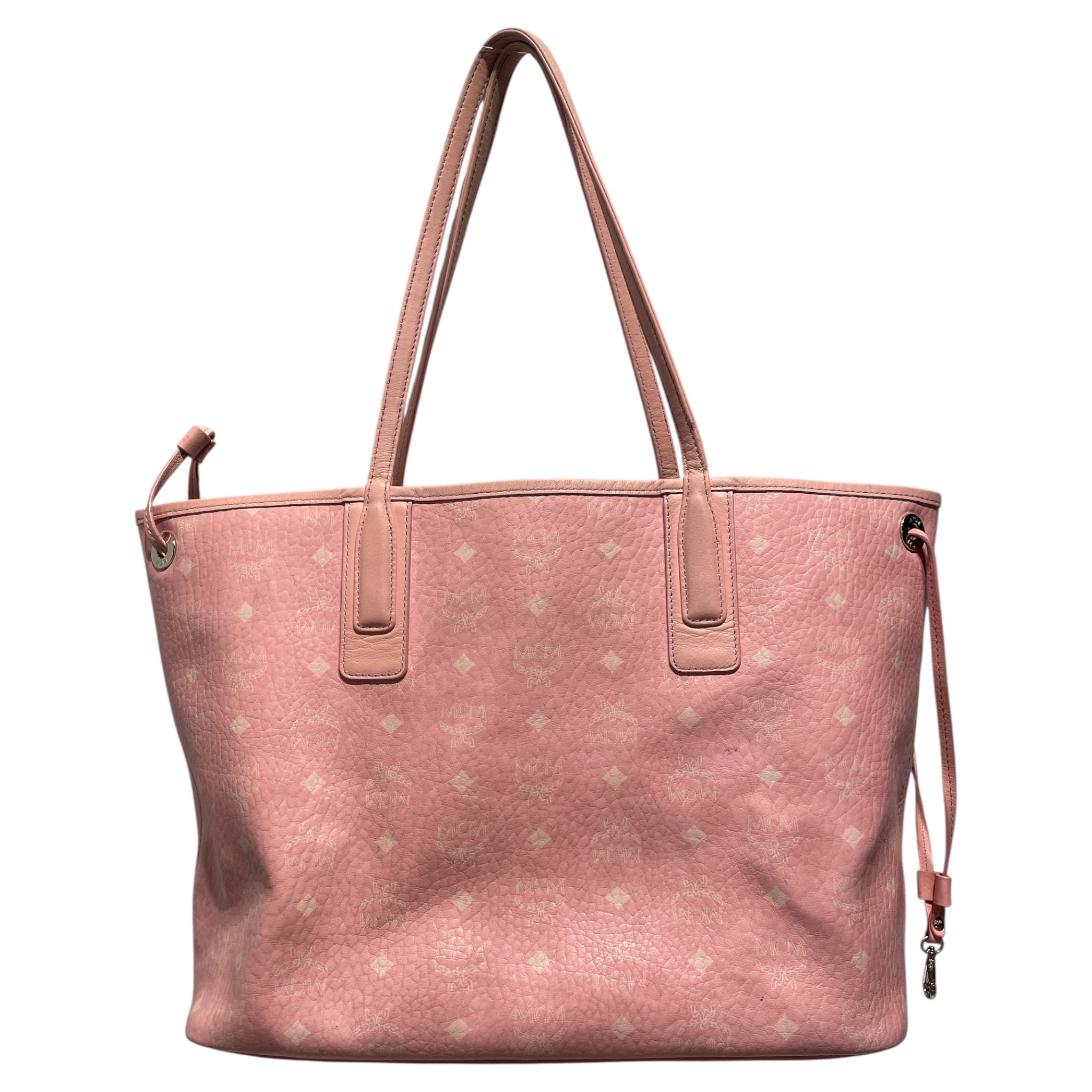 MCM/Tote Bag/Monogram/PNK/Pink Visestos Shopper Tote view 2