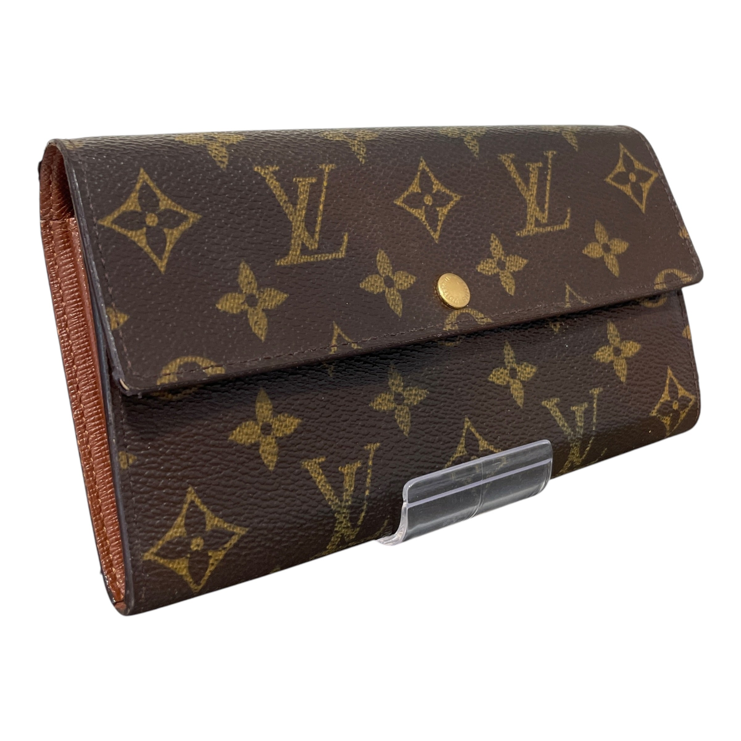 LOUIS VUITTON/Wallet/Monogram/Leather/BRW/Sarah Wallet view 1