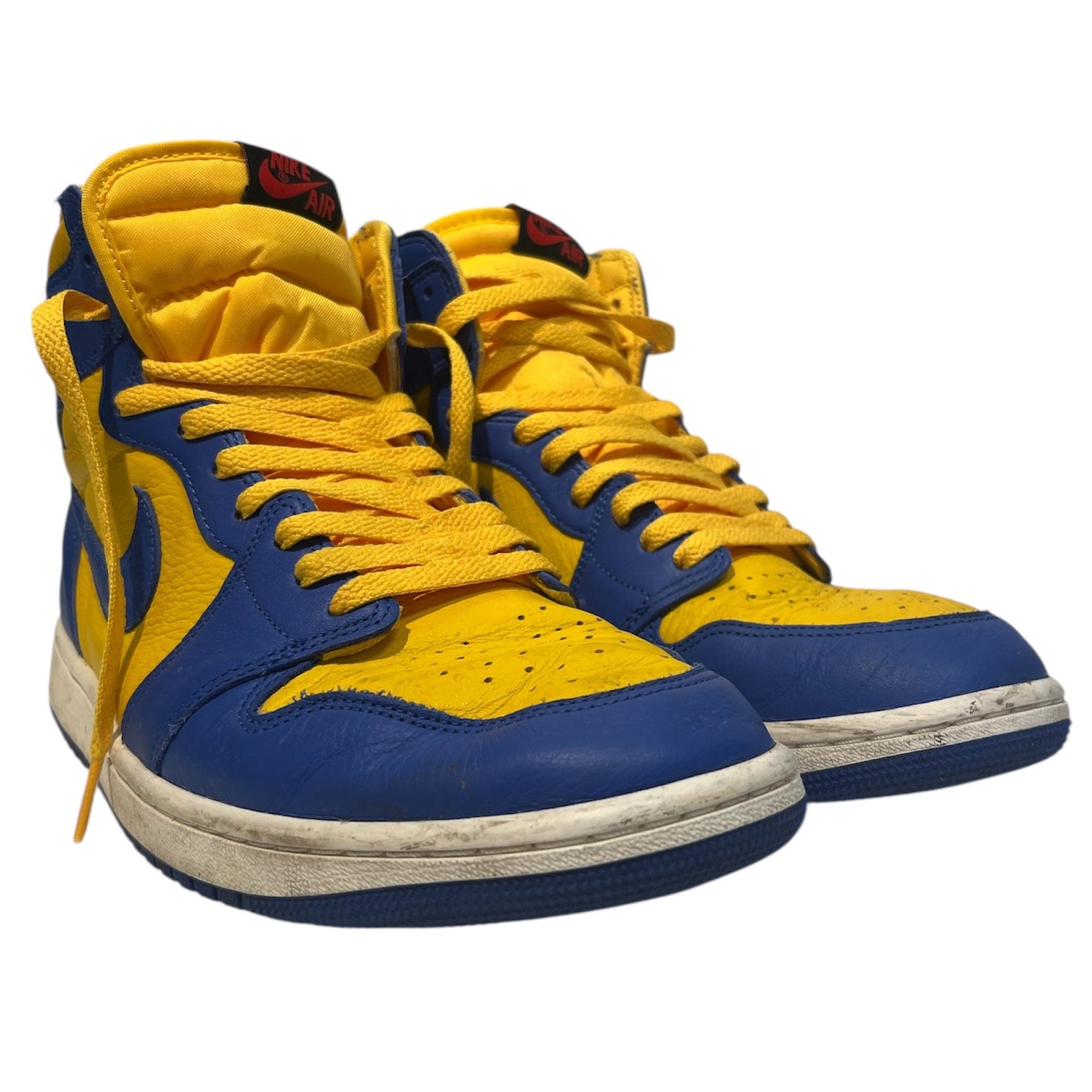 NIKE/Hi-Sneakers/US 11.5/Leather/YEL/1 retro reverse laney view 1