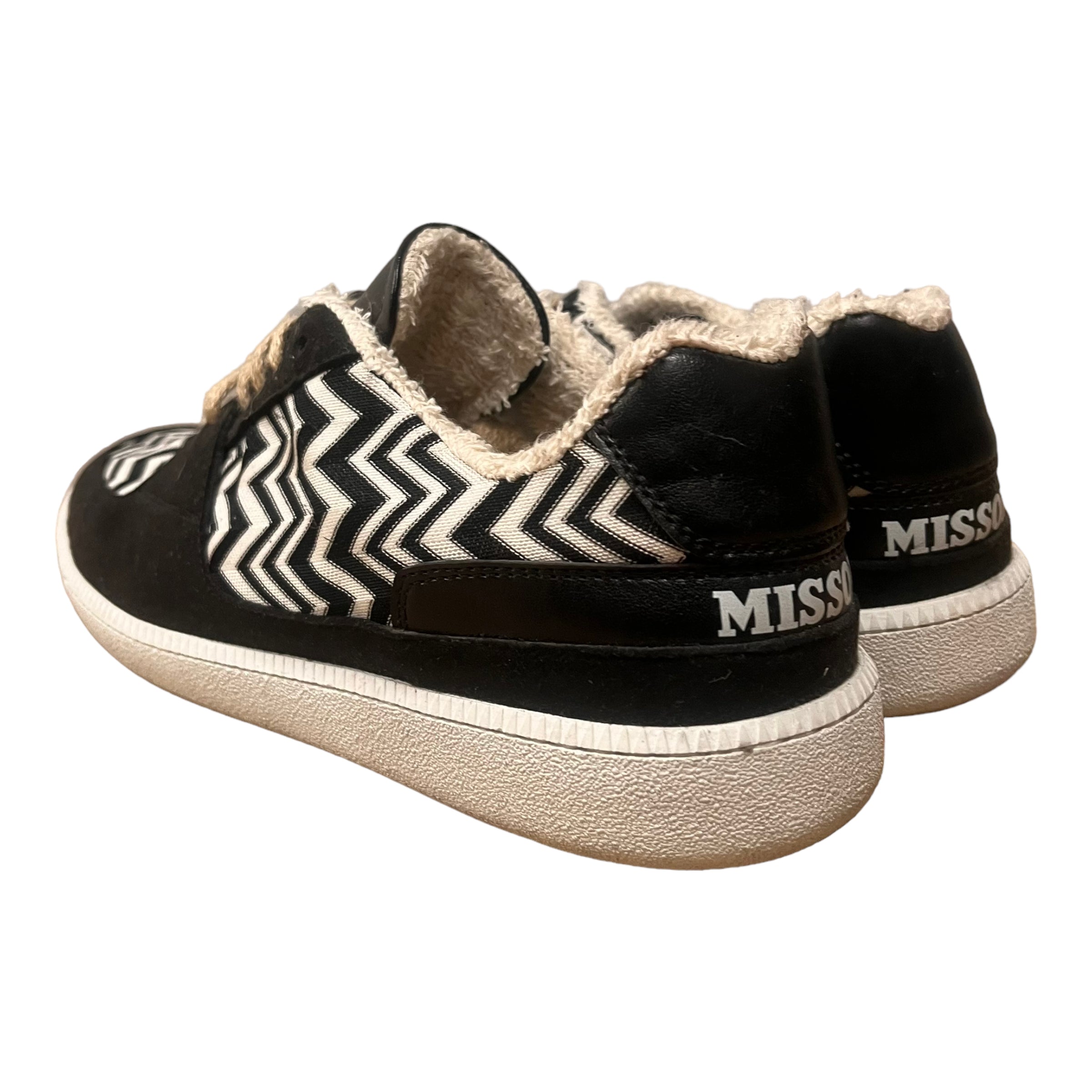 MISSONI/Low-Sneakers/US 8/Cotton/BLK/ view 2