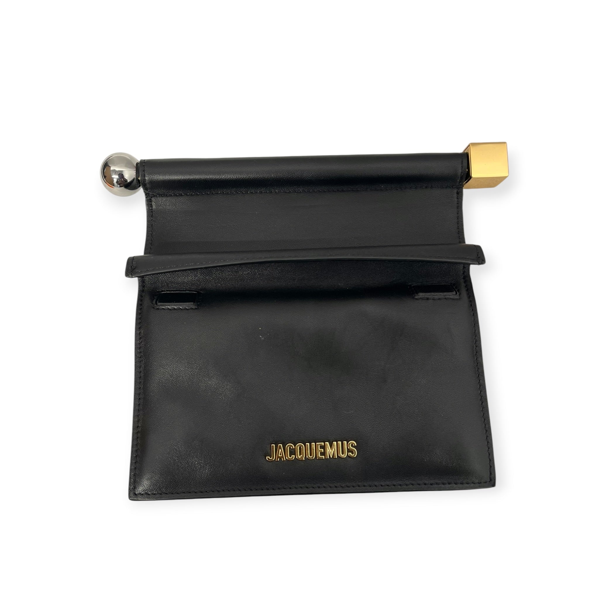 JACQUEMUS/Bag/Leather/BLK/MIX METAL BAG view 3