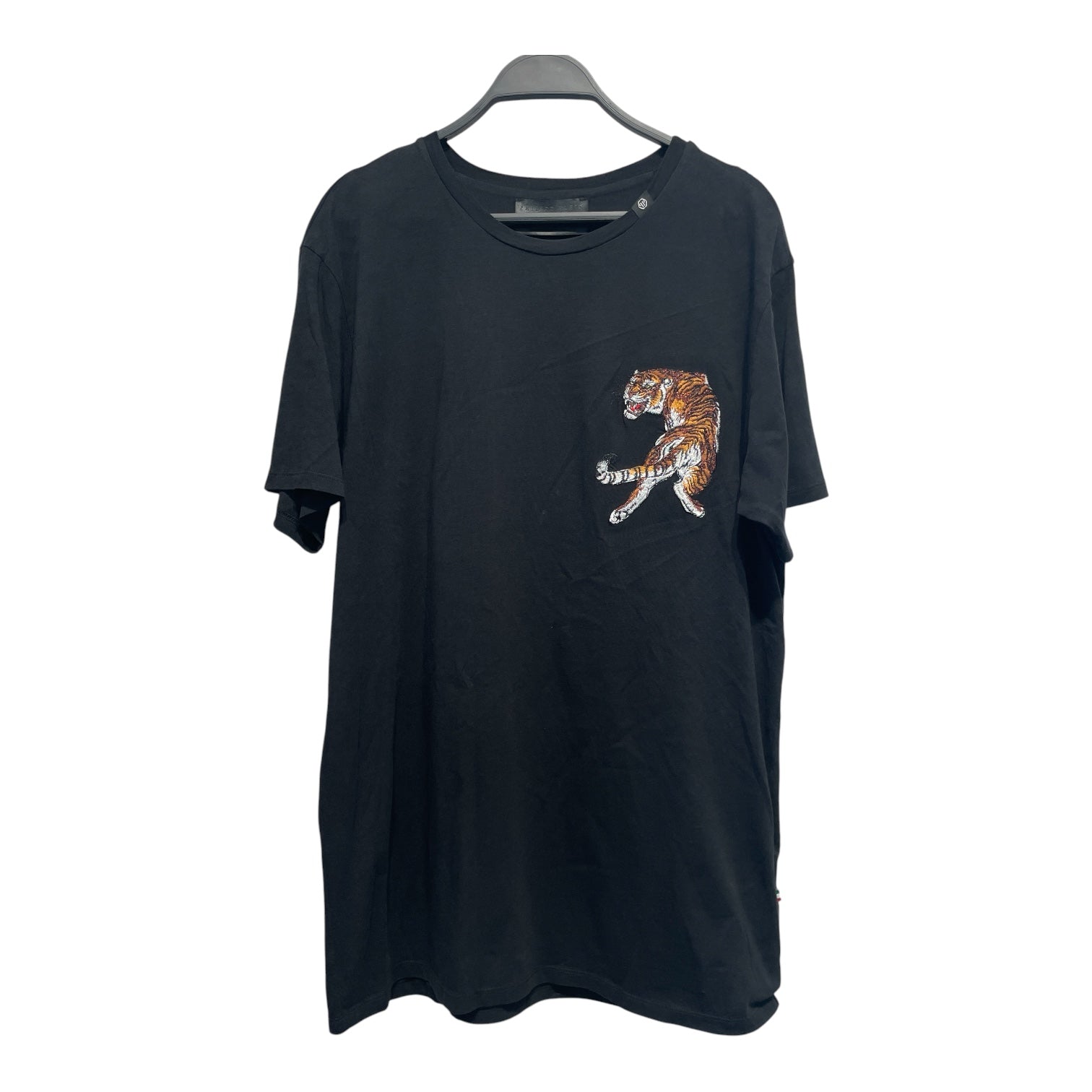 PHILIPP PLEIN/T-Shirt/52/Cotton/BLK/High Neck/