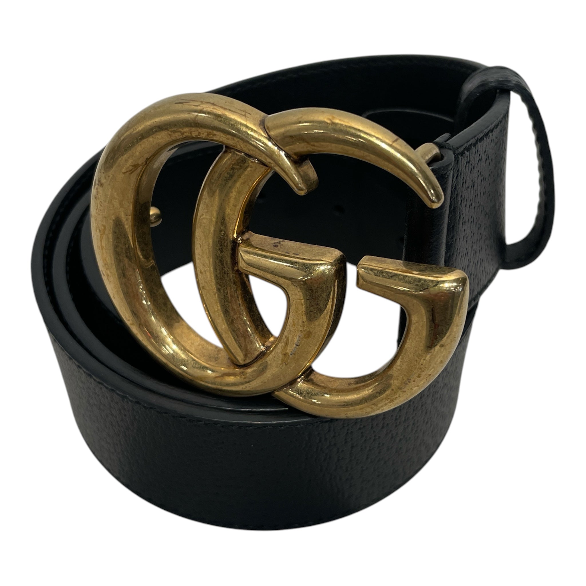GUCCI/Belt/Leather/BLK/ view 1