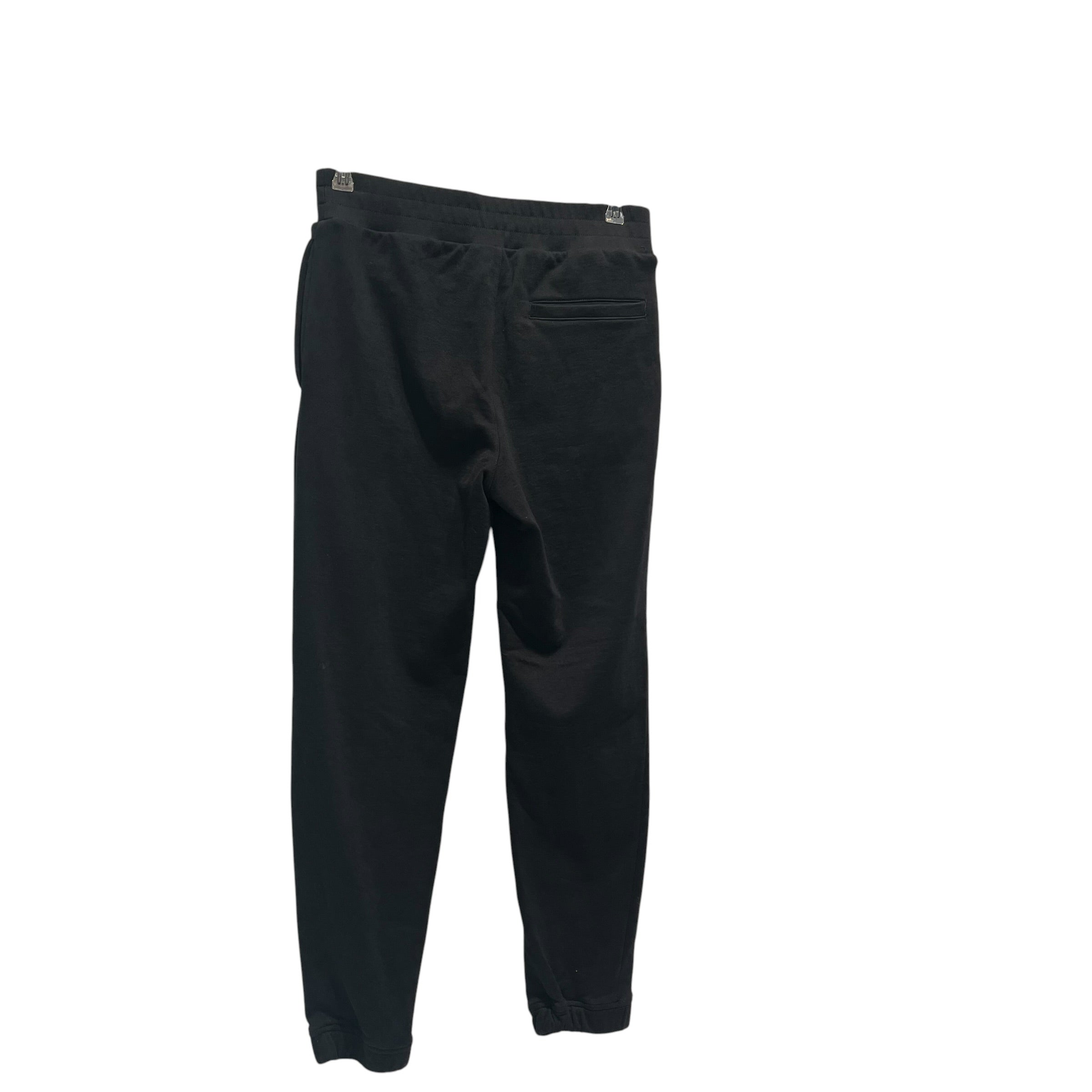VERSACE/Pants/S/Cotton/BLK/Joggers Cursive Logo Leg view 2
