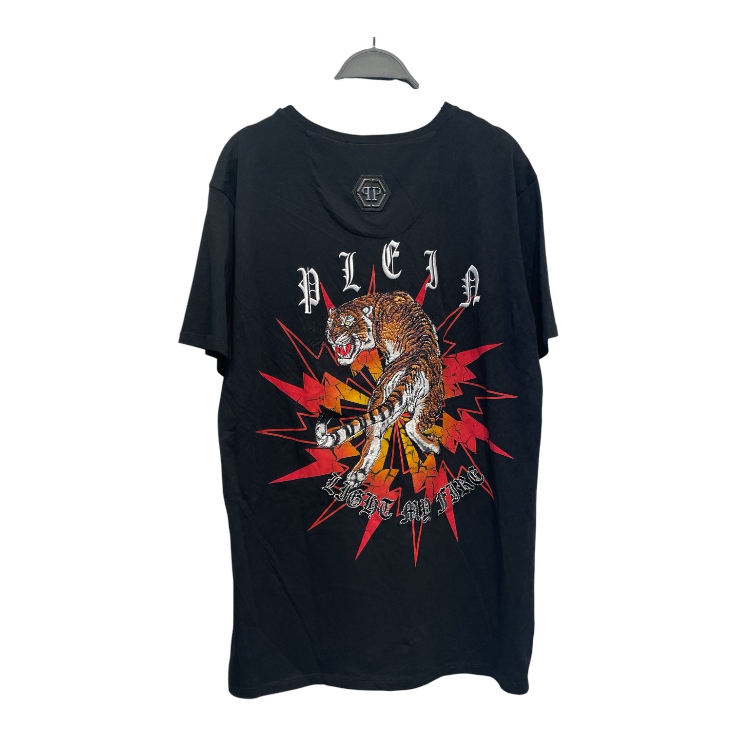 PHILIPP PLEIN/T-Shirt/52/Cotton/BLK/High Neck/ view 2