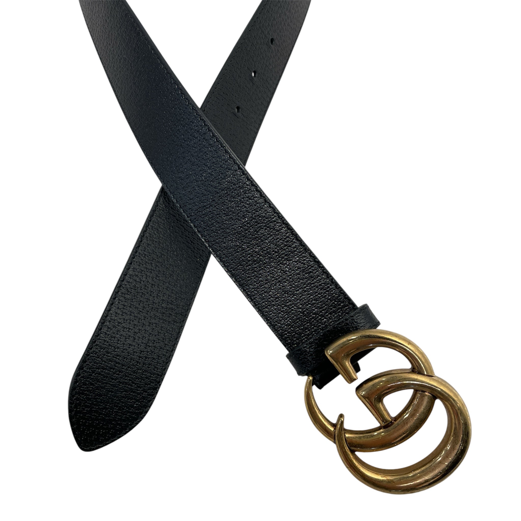 GUCCI/Belt/Leather/BLK/ view 2