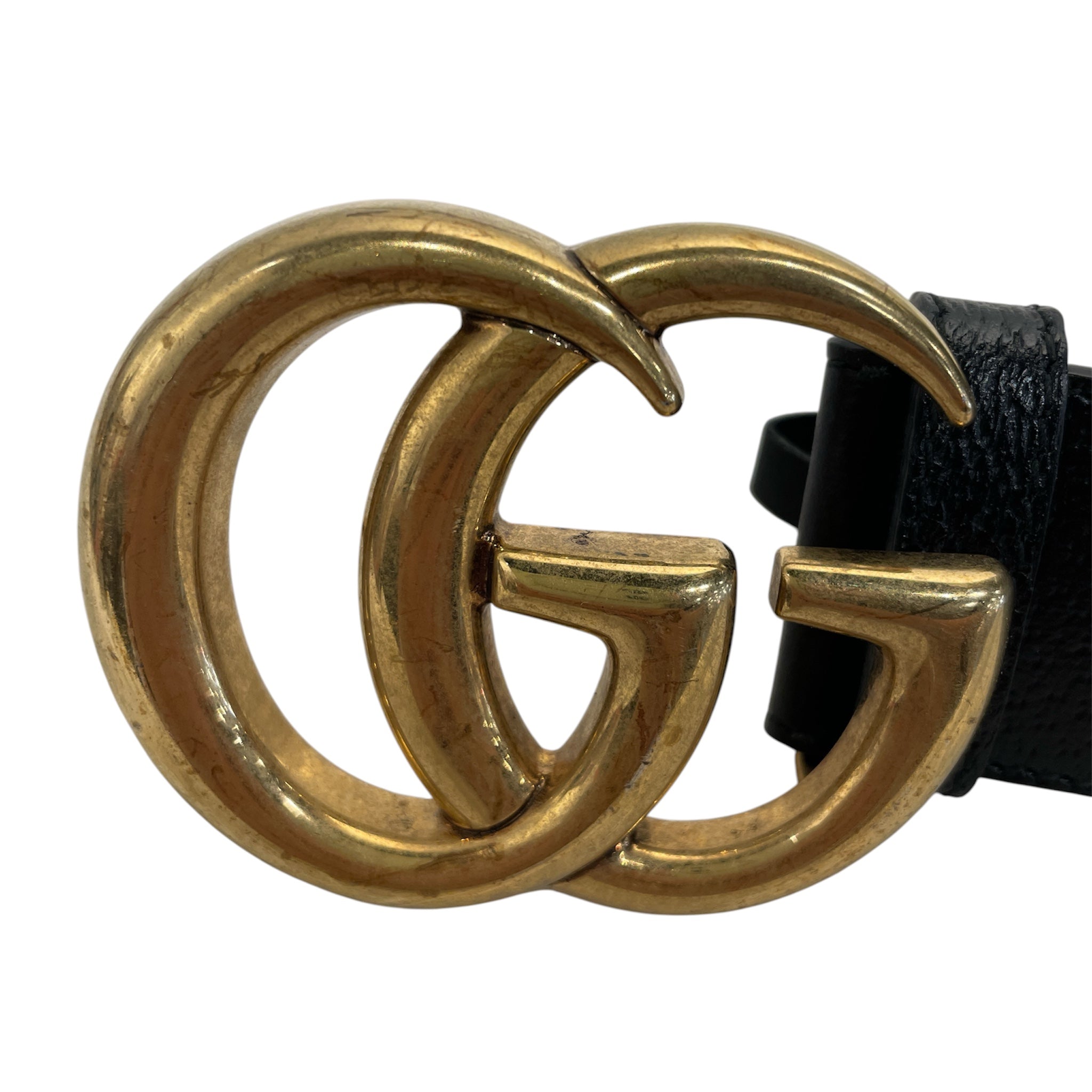 GUCCI/Belt/Leather/BLK/ view 3