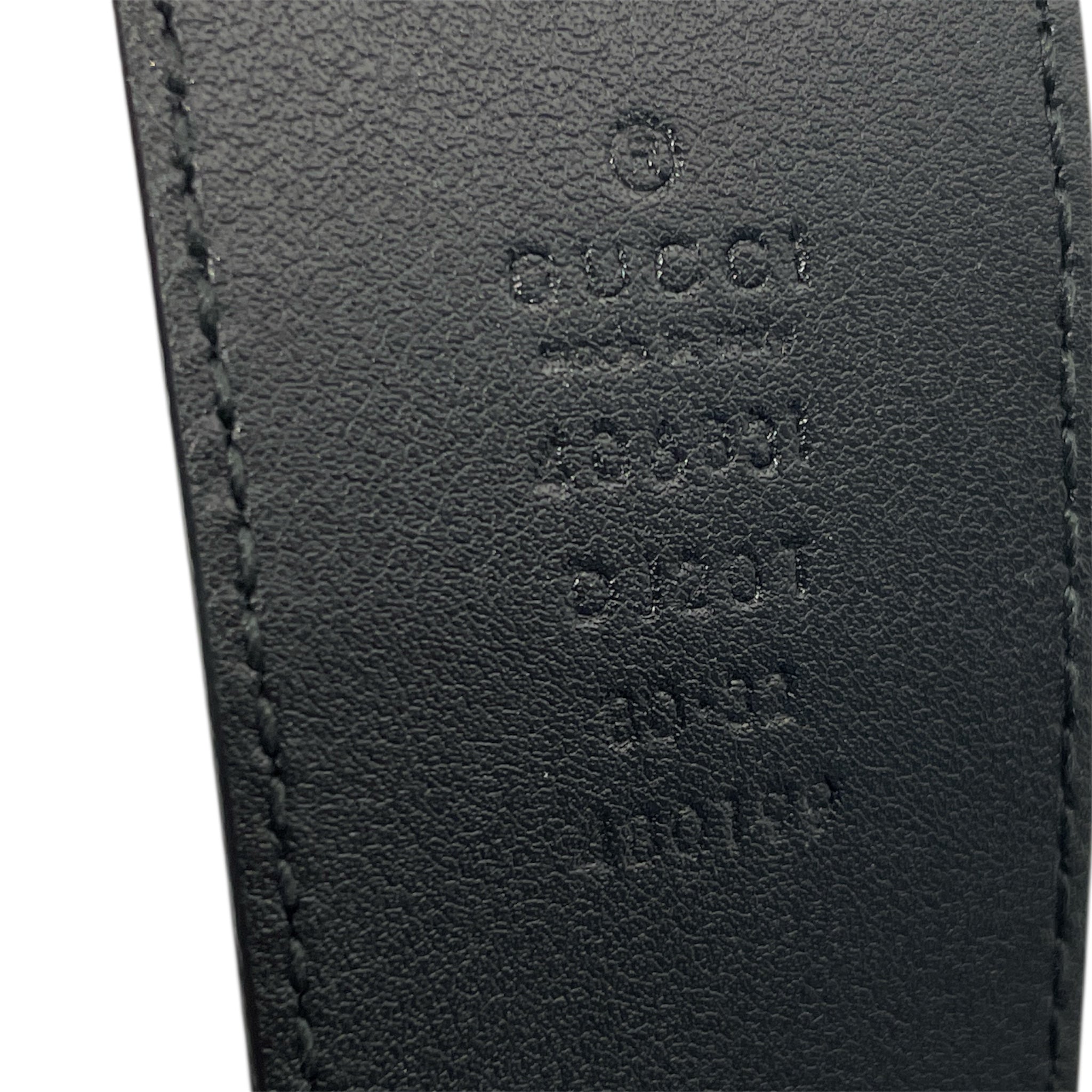 GUCCI/Belt/Leather/BLK/ view 4