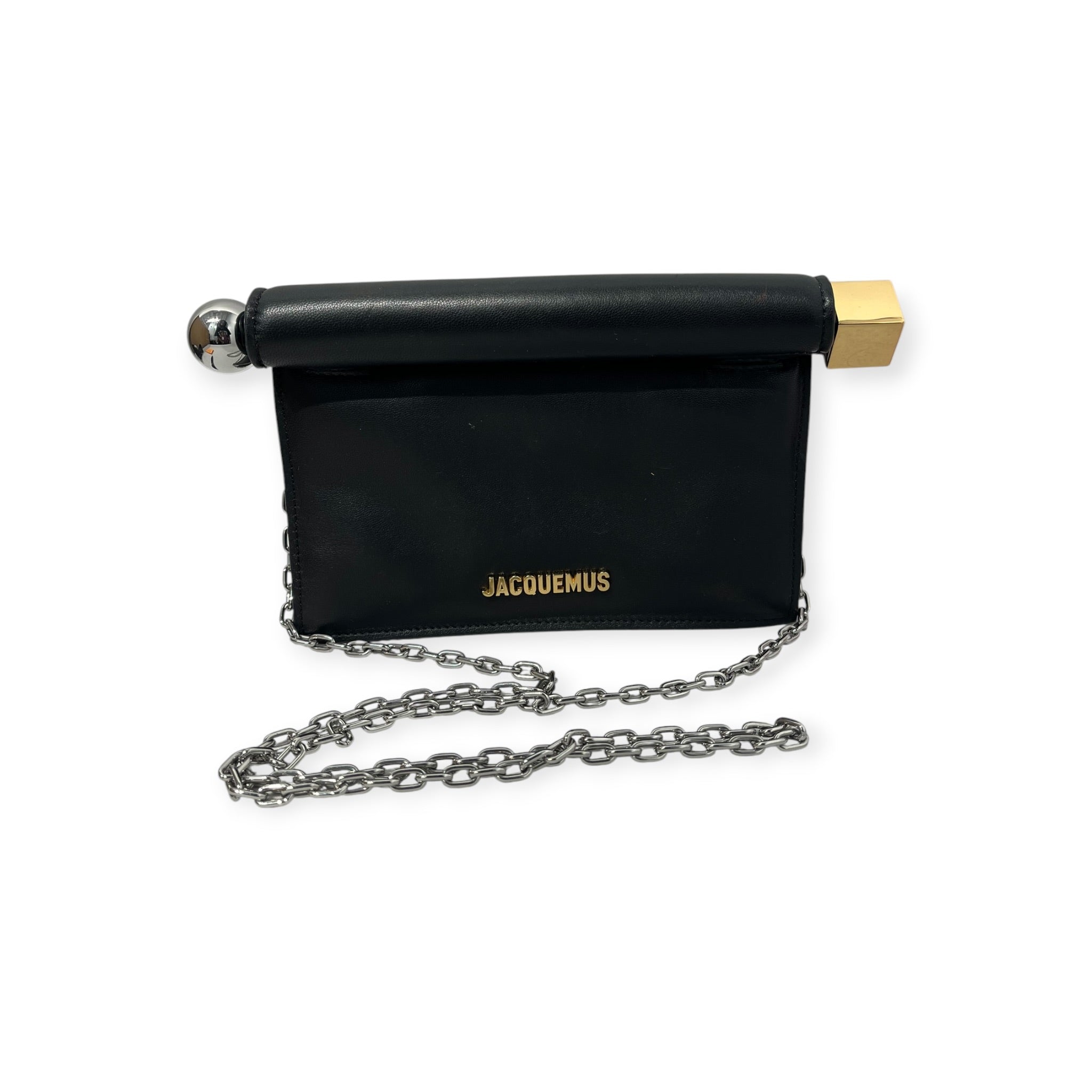 JACQUEMUS/Bag/Leather/BLK/MIX METAL BAG view 6