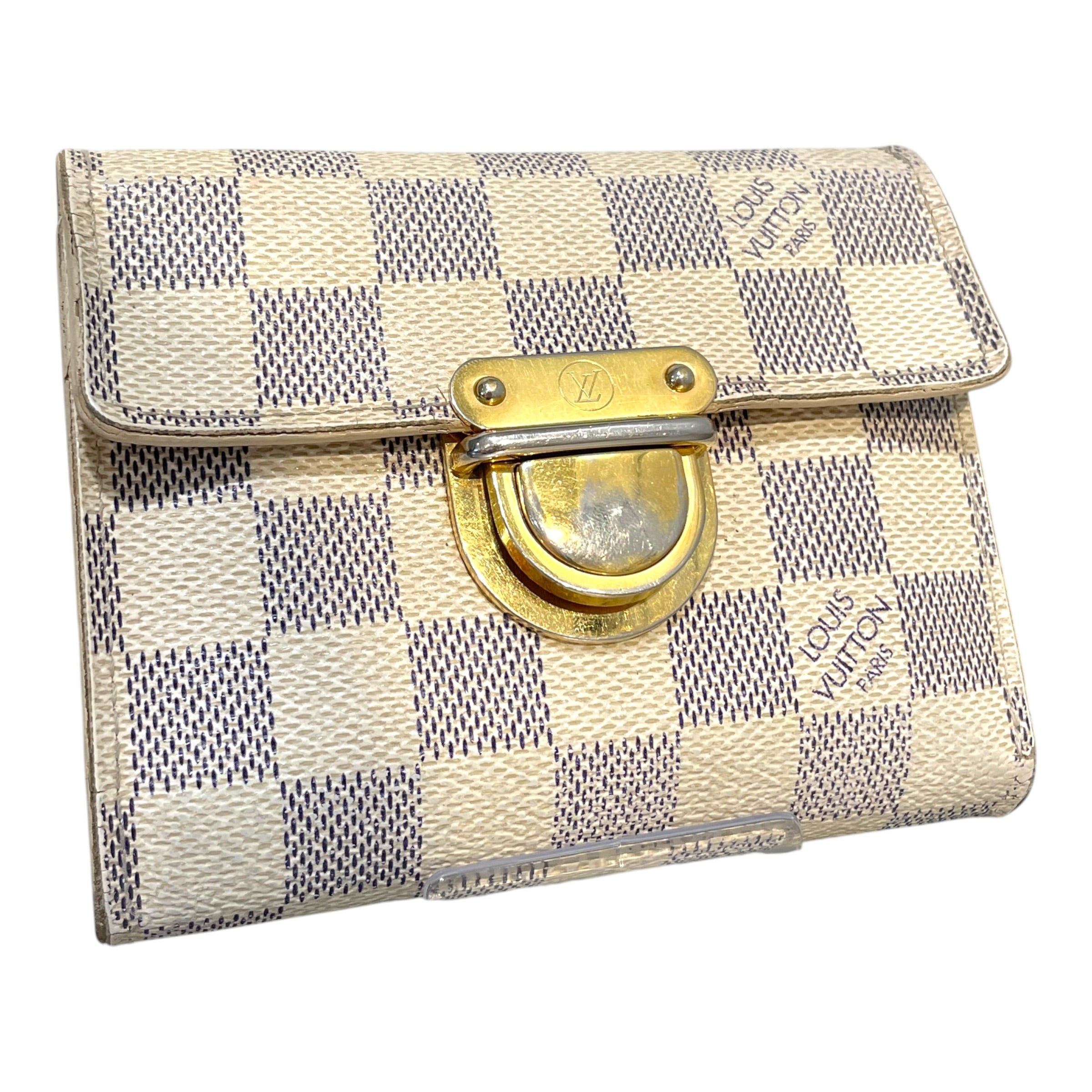 LOUIS VUITTON/Wallet/Monogram/Leather/WHT/Damier Bifold view 1