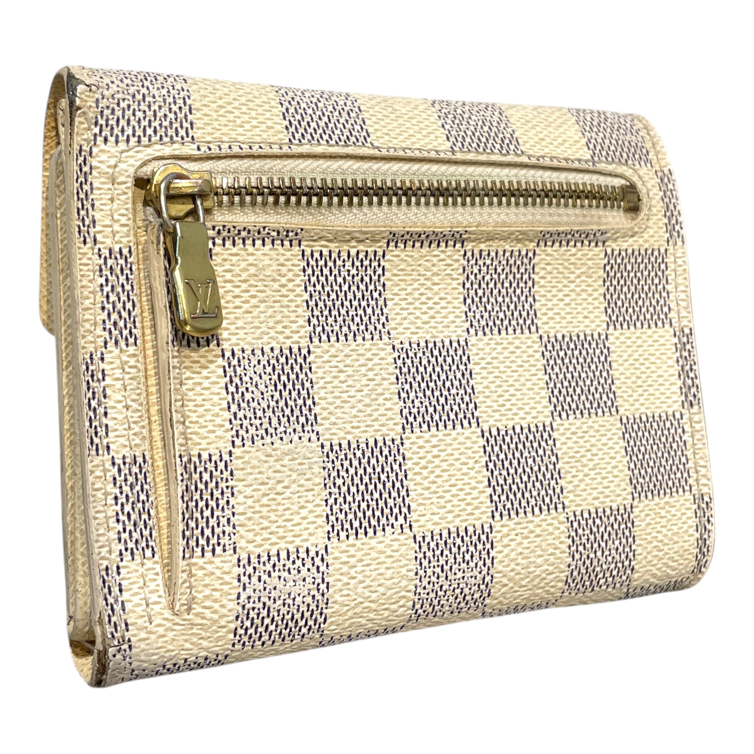 LOUIS VUITTON/Wallet/Monogram/Leather/WHT/Damier Bifold view 2