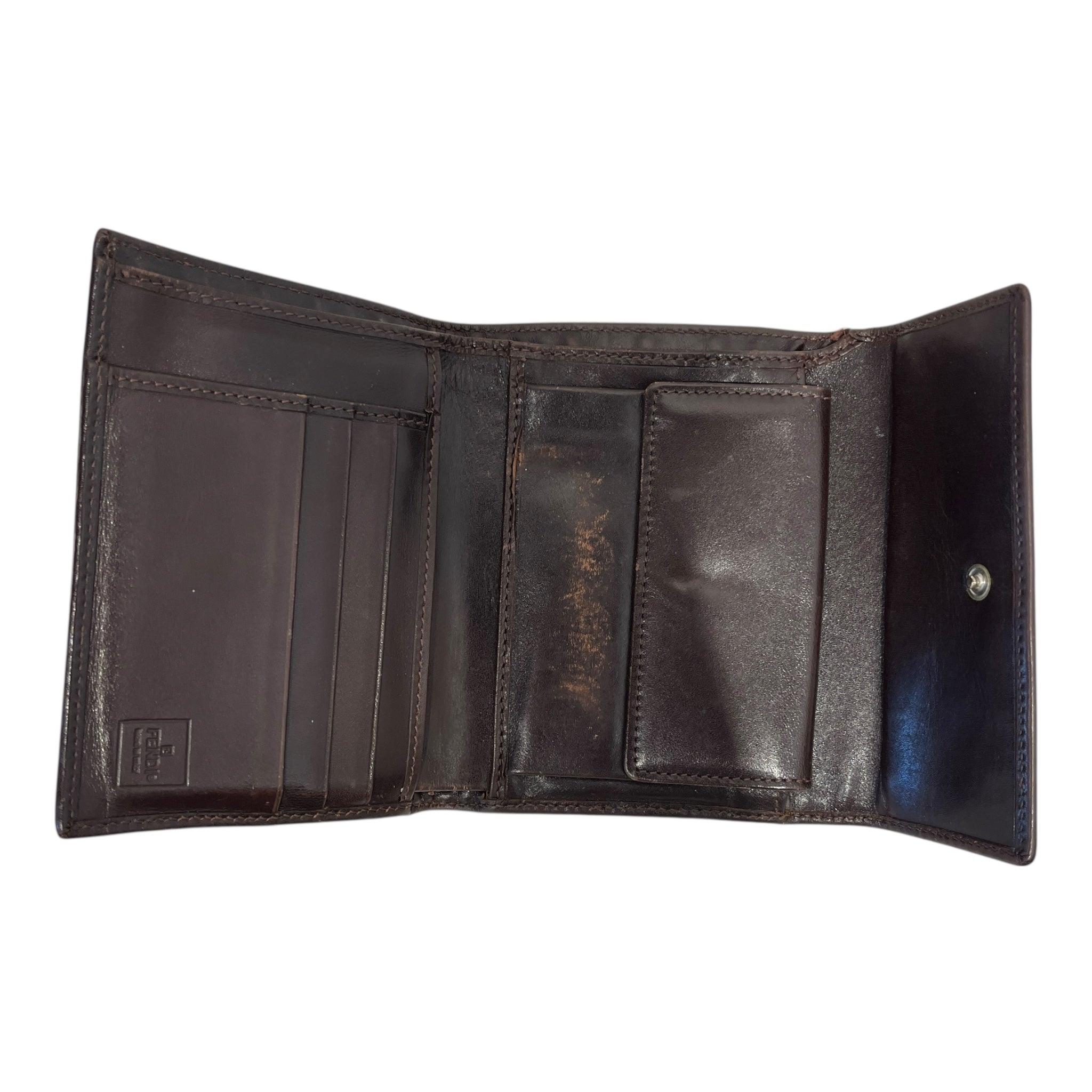 FENDI/Bifold Wallet/Monogram/BRW/Zucca Bifold FF Canvas Wallet view 2