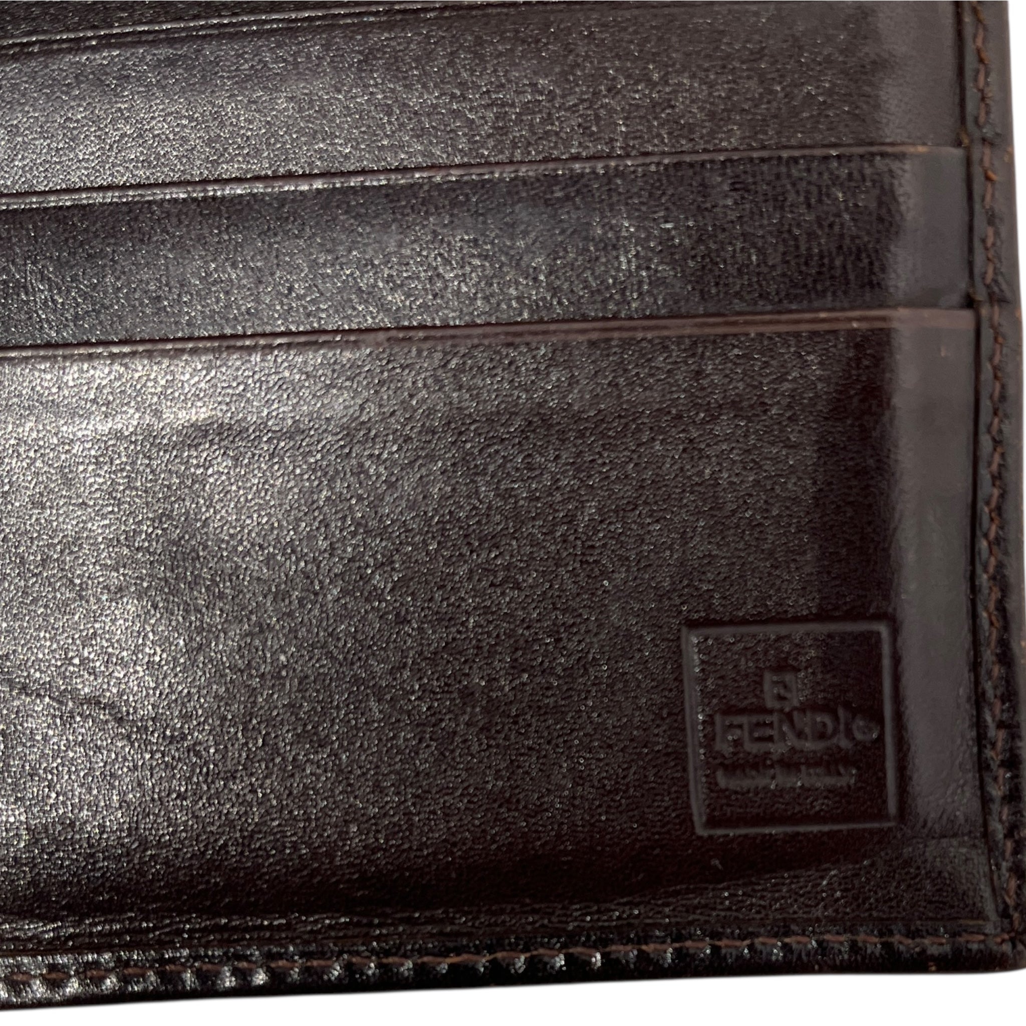 FENDI/Bifold Wallet/Monogram/BRW/Zucca Bifold FF Canvas Wallet view 3