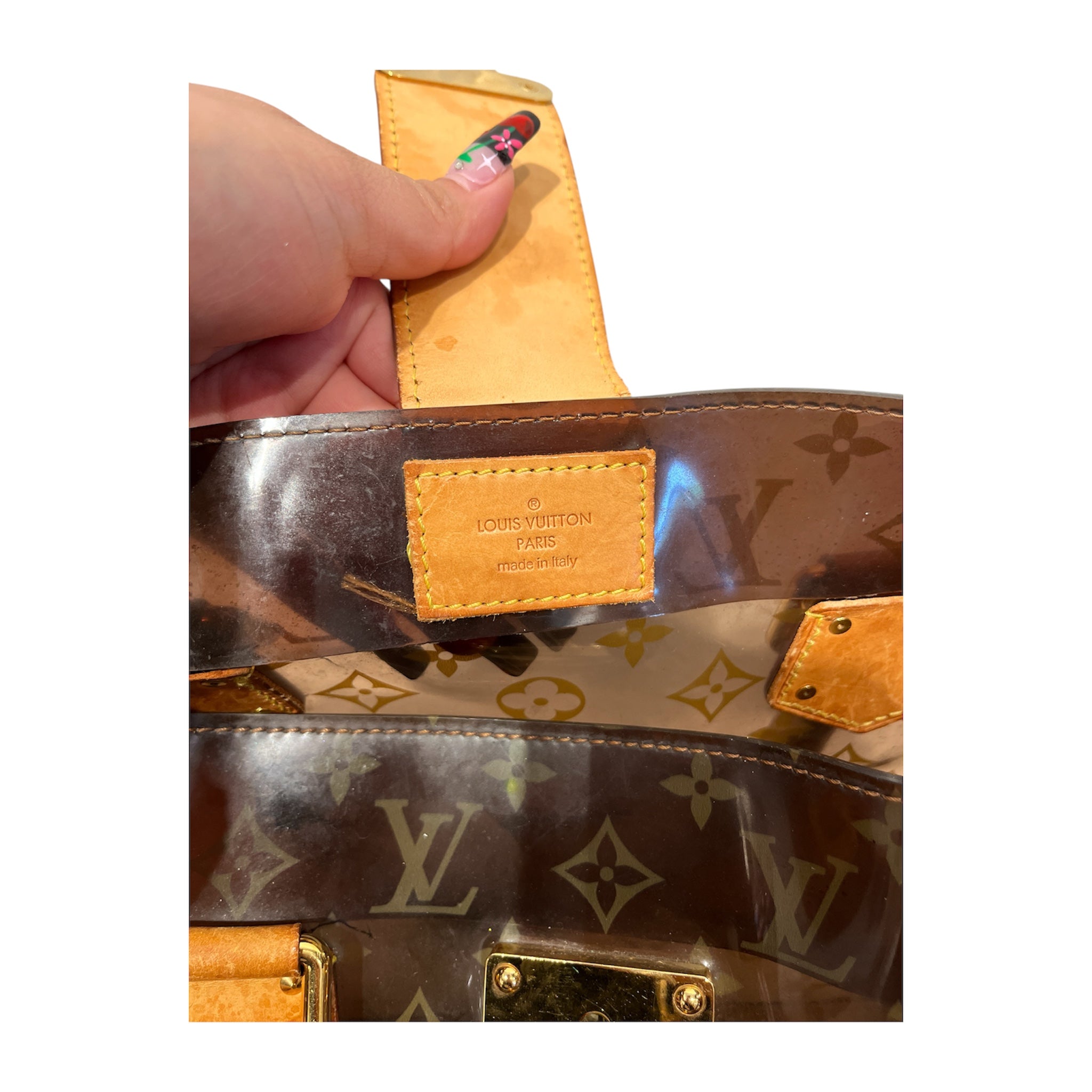 LOUIS VUITTON/Hand Bag/Leopard/BRW/CE0044 view 5