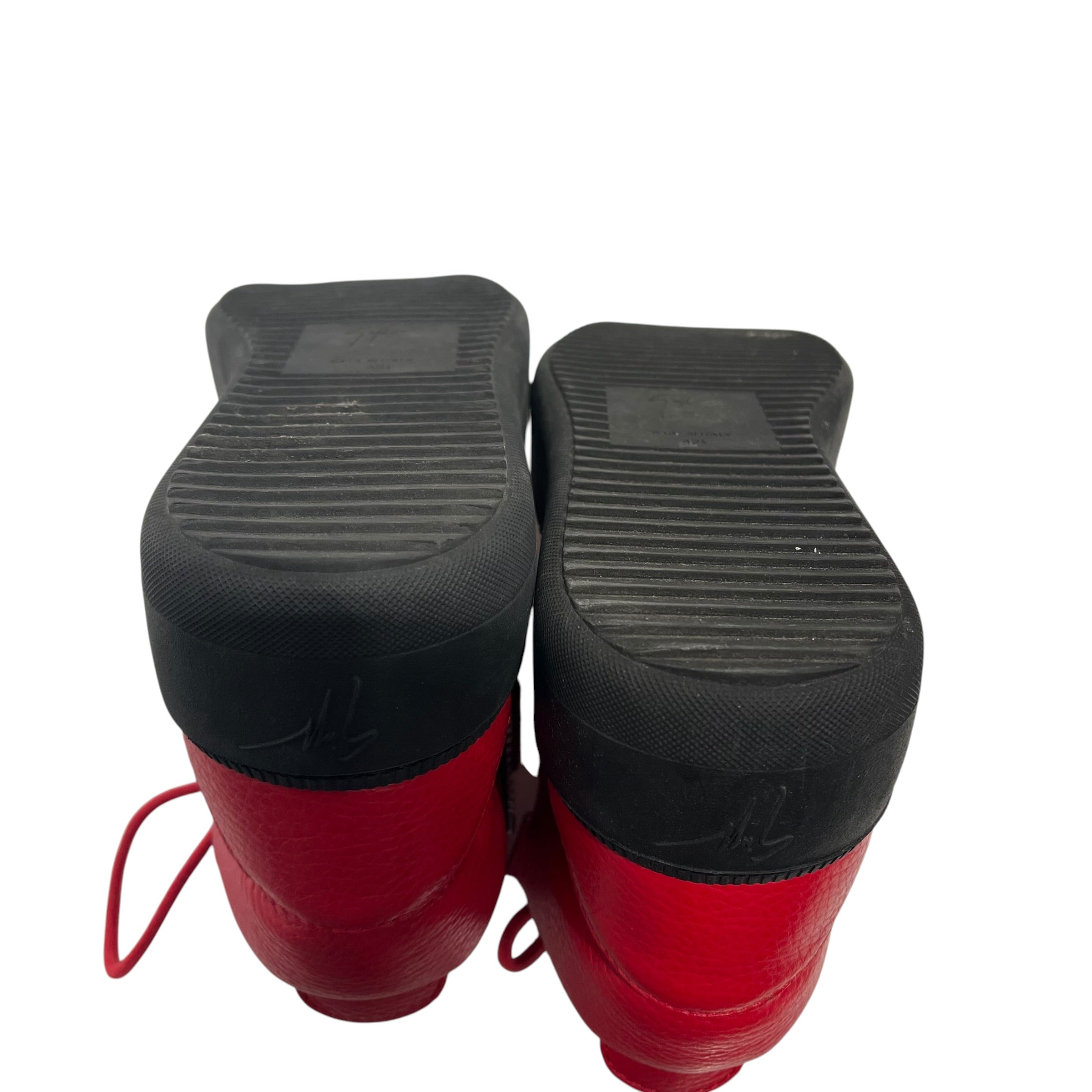 Giuseppe Zanotti/Hi-Sneakers/EU 42.5/Leather/RED/KRISS SNKR DUAL ZIP view 6