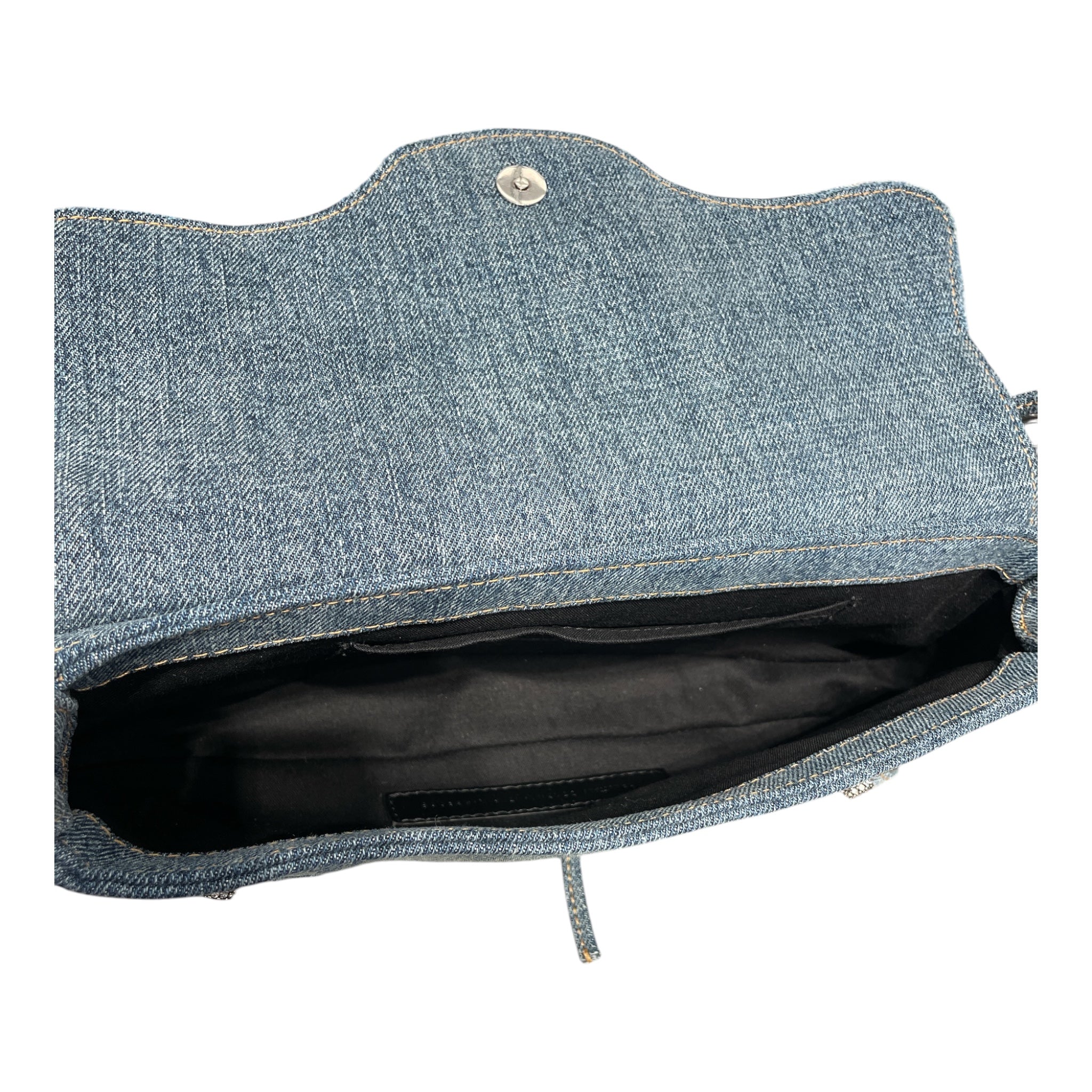 BALENCIAGA/Hand Bag/Denim/BLU/LE CAGOLE SMALL SLING BAG view 3
