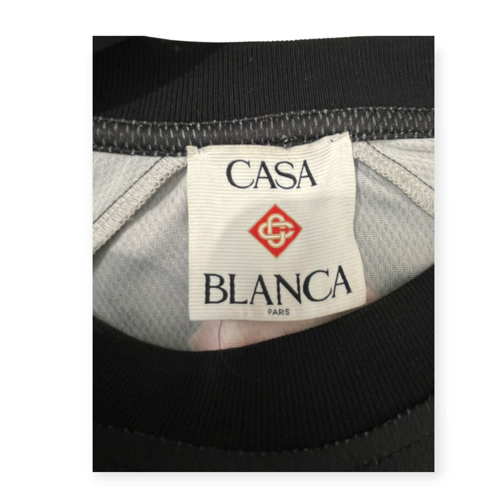 CASABLANCA/LS Shirt/S/Polyester/BLK/All Over Print/METAL LOGO LONGLSEEVE view 5
