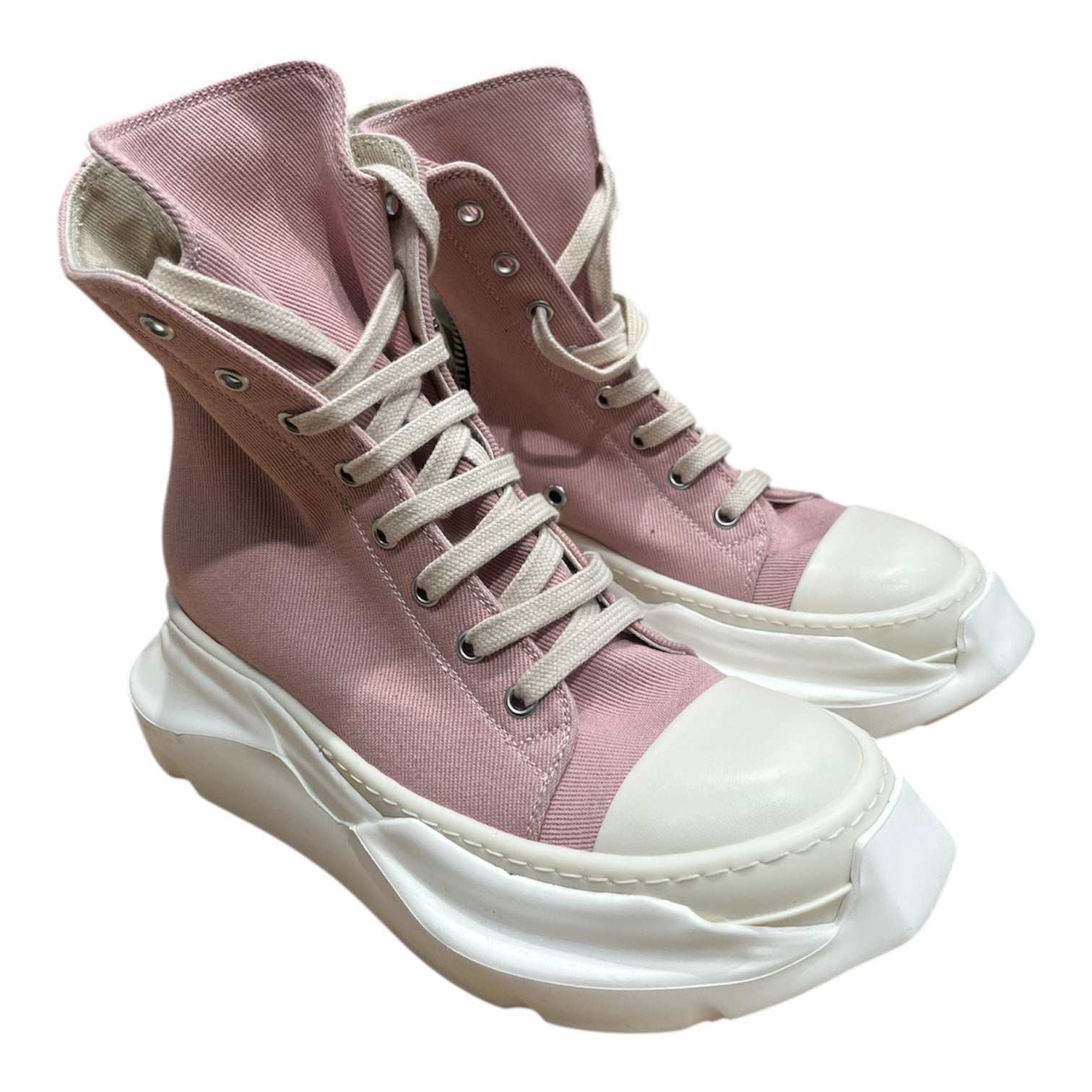 Rick Owens/Low-Sneakers/EU 36.5/Cotton/PNK/DRKSHDW ABSTRACT view 1