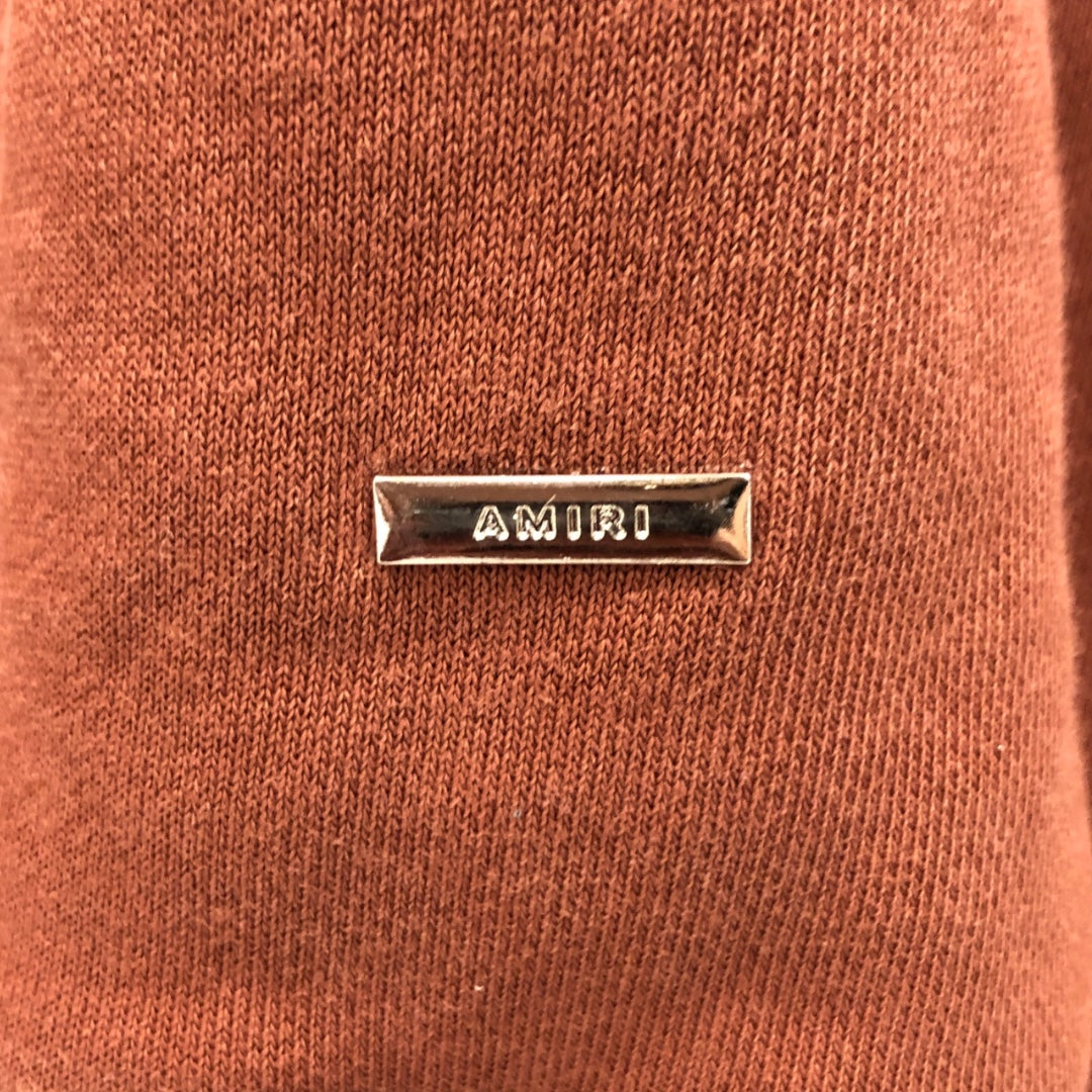 AMIRI/Hoodie/L/Graphic/Cotton/BRW/MA Bar Logo Embroidered Hoodie view 5