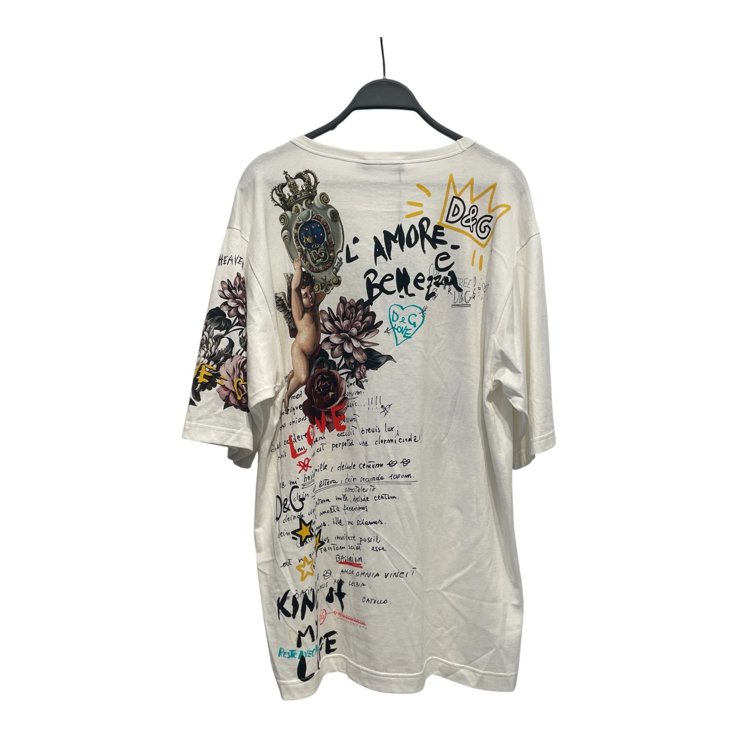 DOLCE&GABBANA/T-Shirt/52/Cotton/WHT/High Neck/ view 2