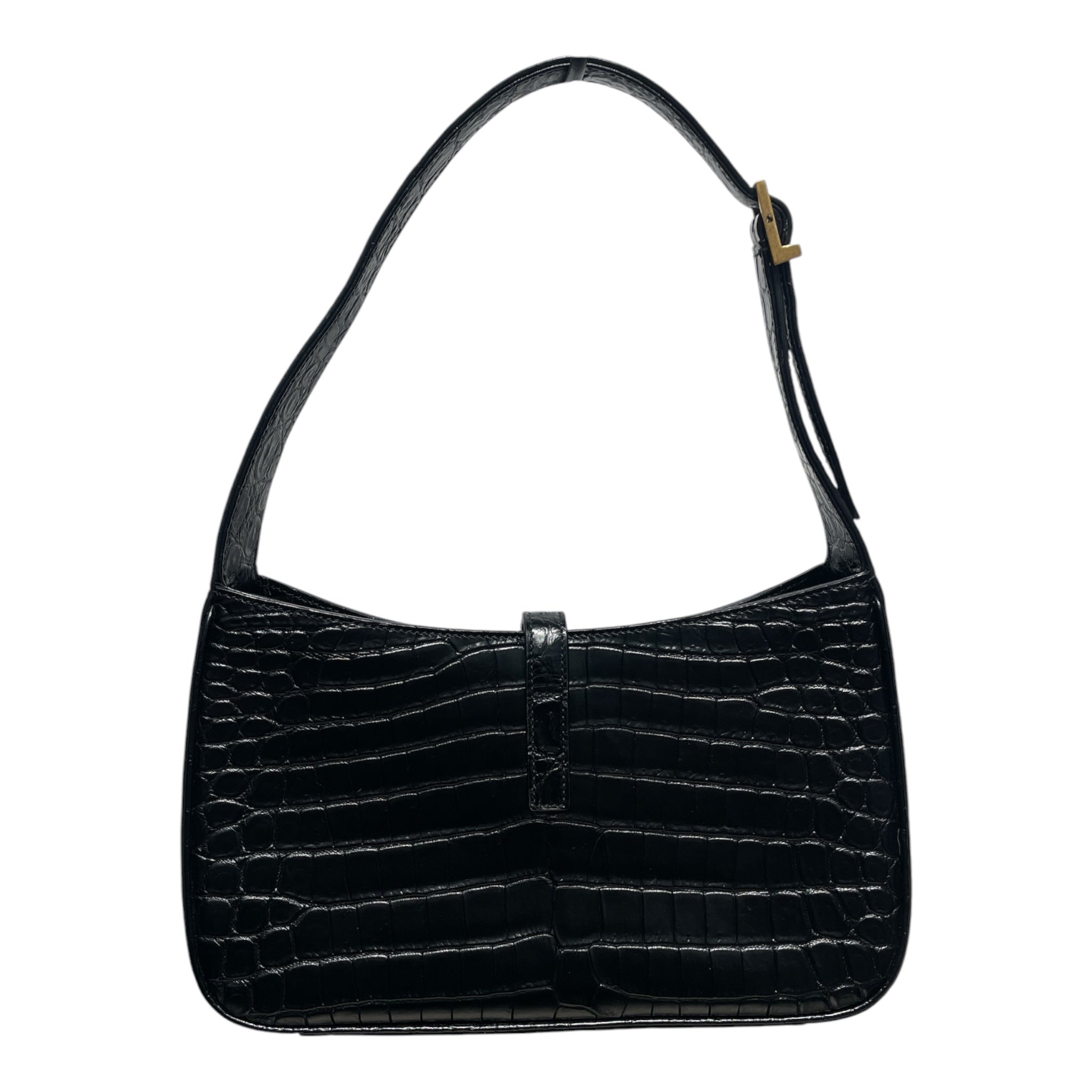 SAINT LAURENT/Hand Bag/Leather/BLK/LE 5 A 7 HOBO BAG view 2