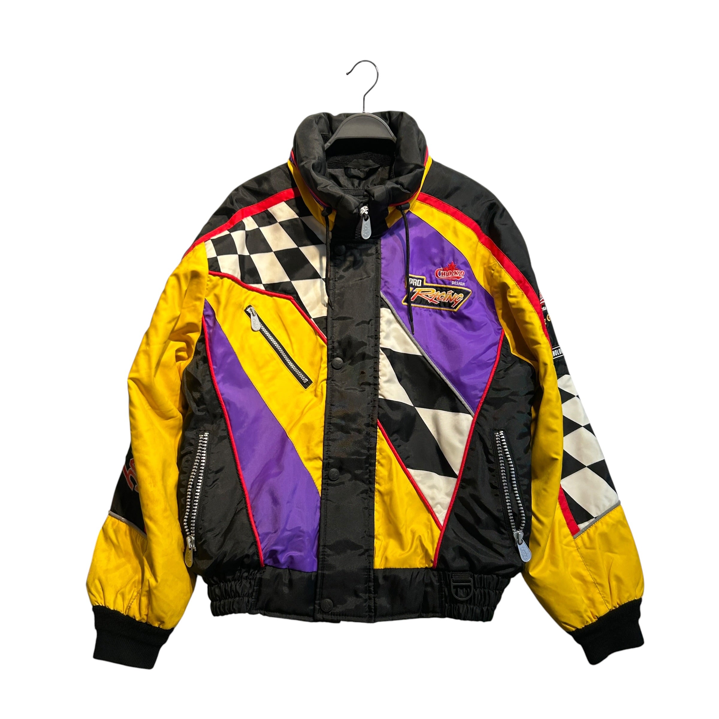 Vintage/Souvenir Jkt/L/Nylon/BLK/All Over Print/CHOKO PRO RACING view 1