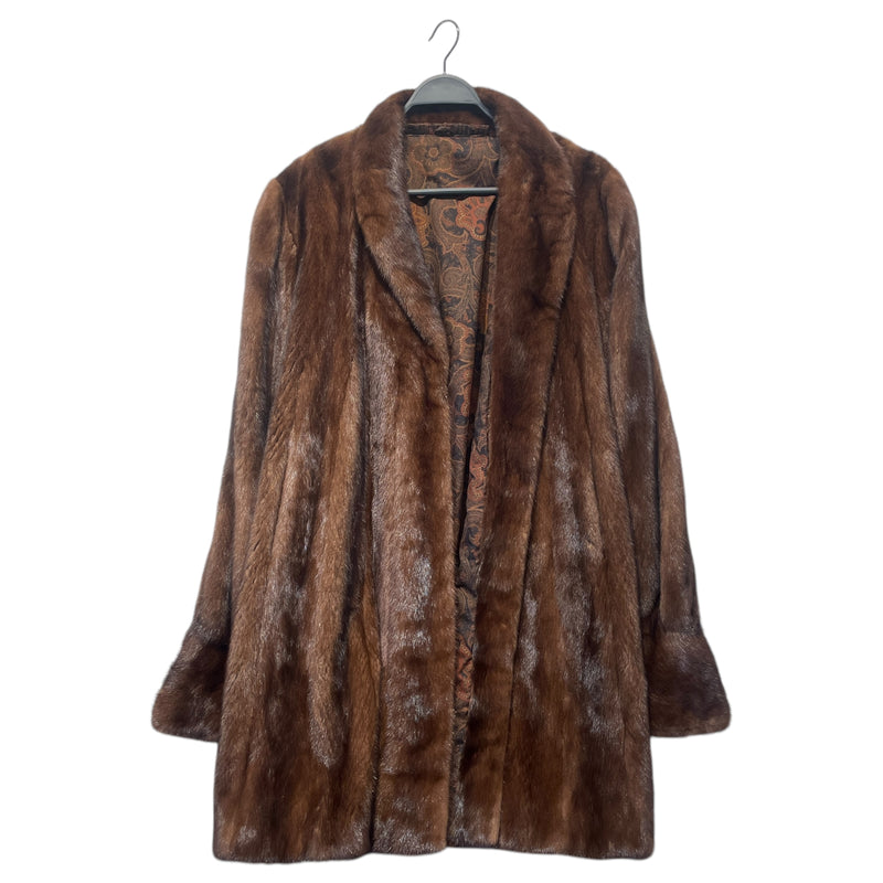 Vintage/Trench Coat/20/Fur/BRW/MINK FUR