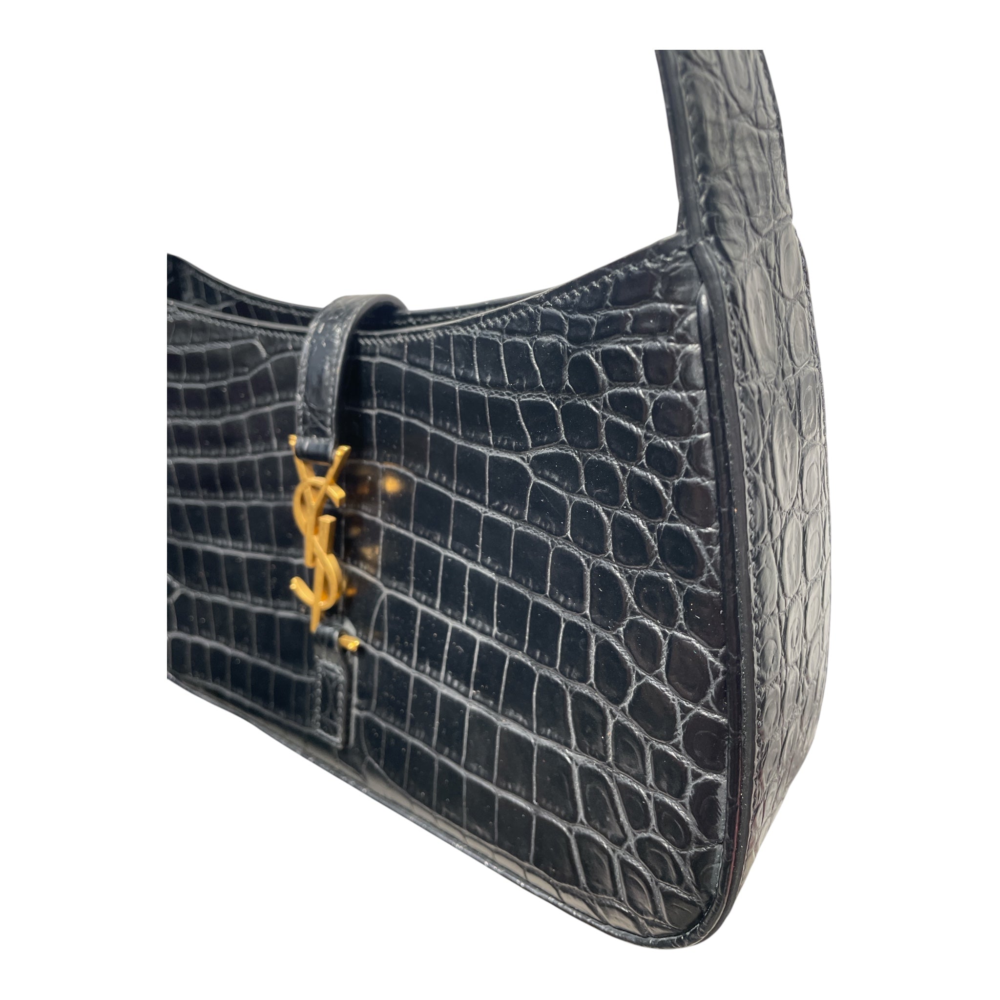 SAINT LAURENT/Hand Bag/Leather/BLK/LE 5 A 7 HOBO BAG view 6