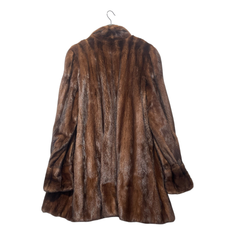 Vintage/Trench Coat/20/Fur/BRW/MINK FUR