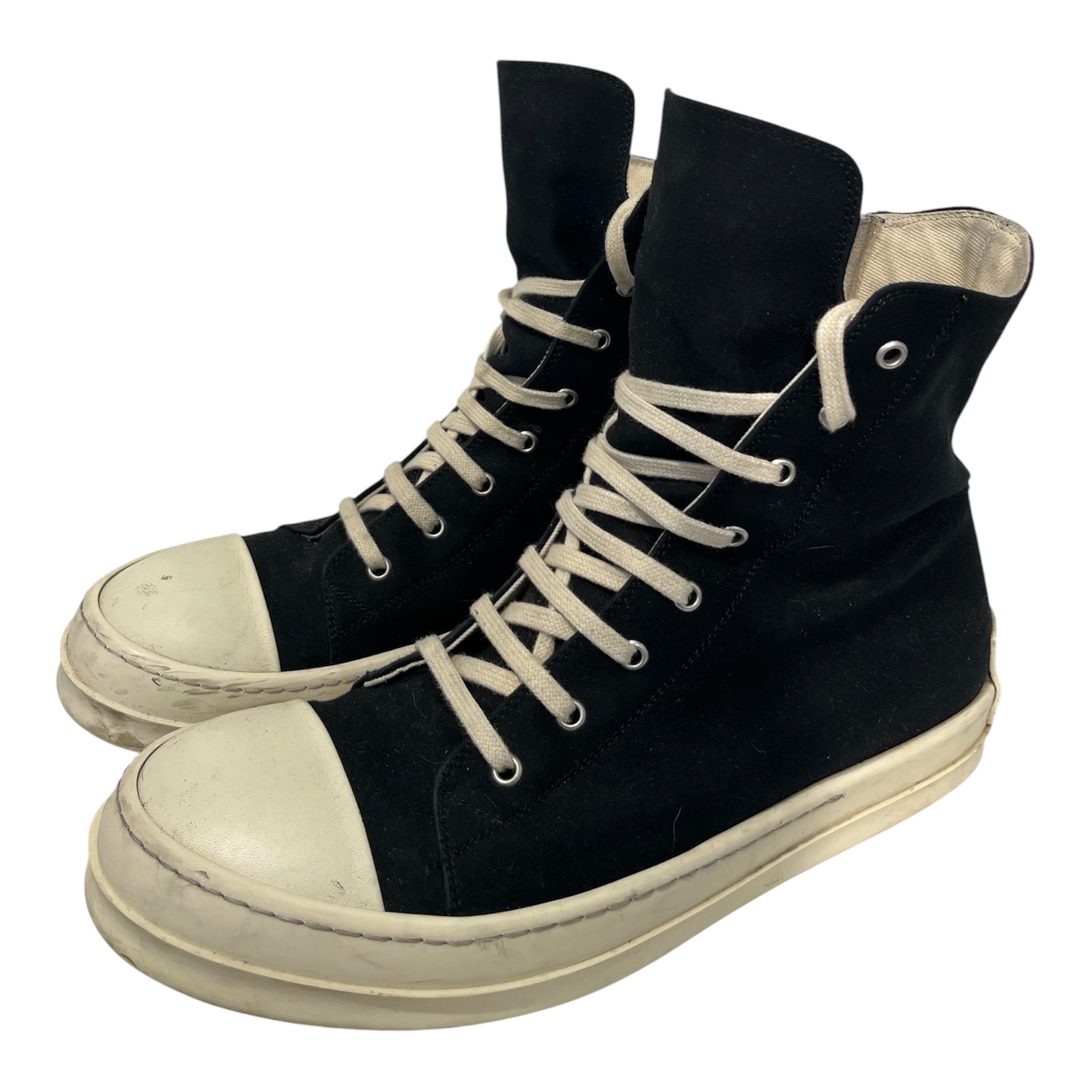 RICK OWENS DRKSHDW/Hi-Sneakers/EU 45/Cotton/BLK/HIGH TOP RAMONES view 2