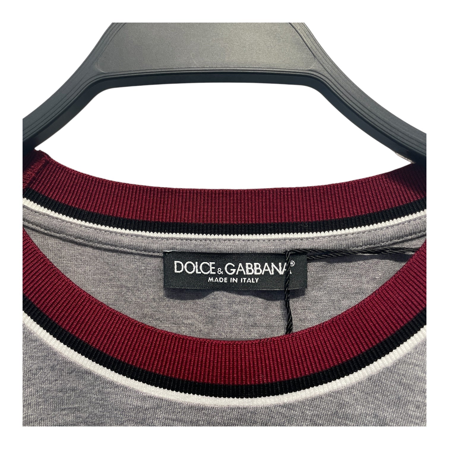 DOLCE&GABBANA/T-Shirt/52/Cotton/GRY/High Neck/ view 3