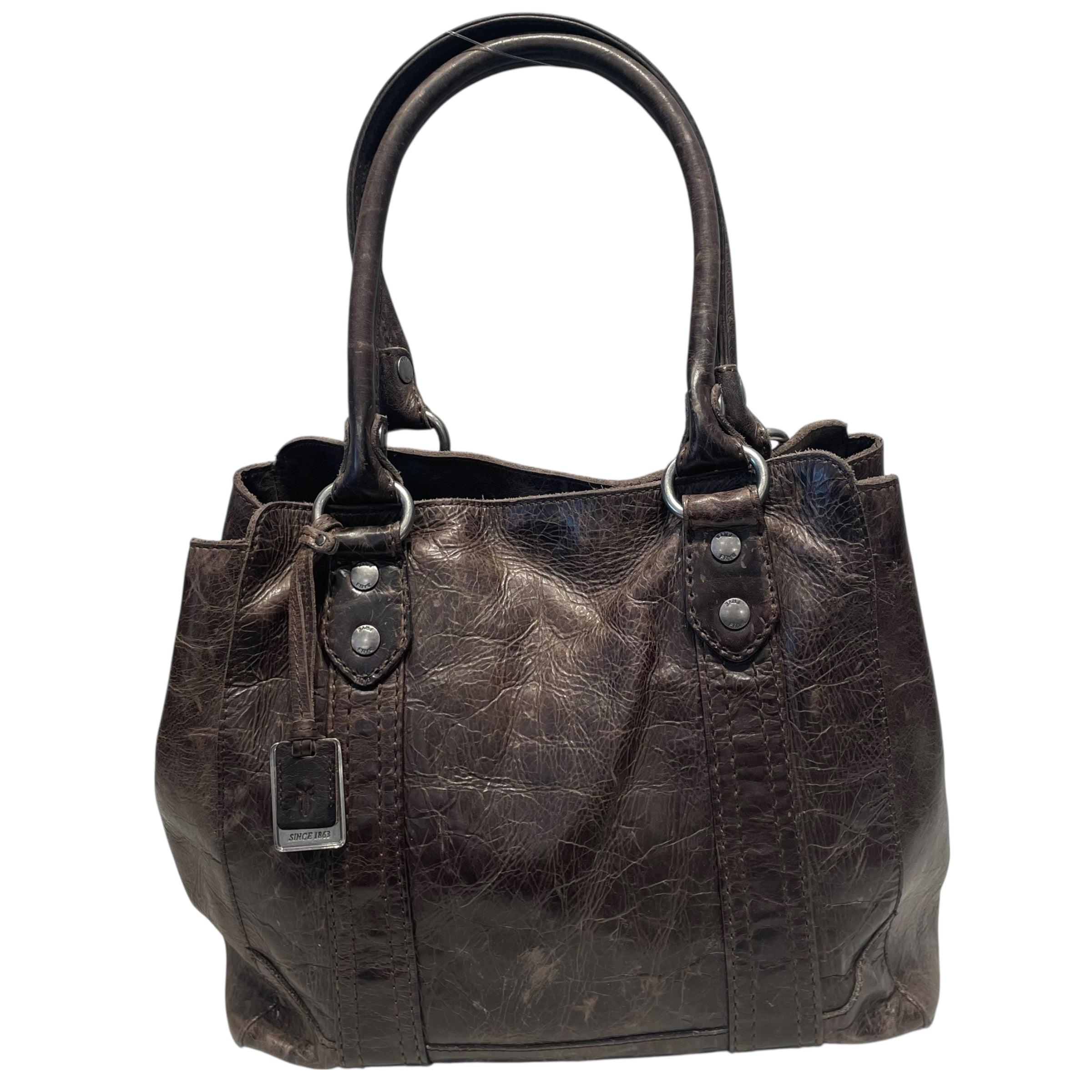 FRYE/Hand Bag/Leather/BRW/ view 1