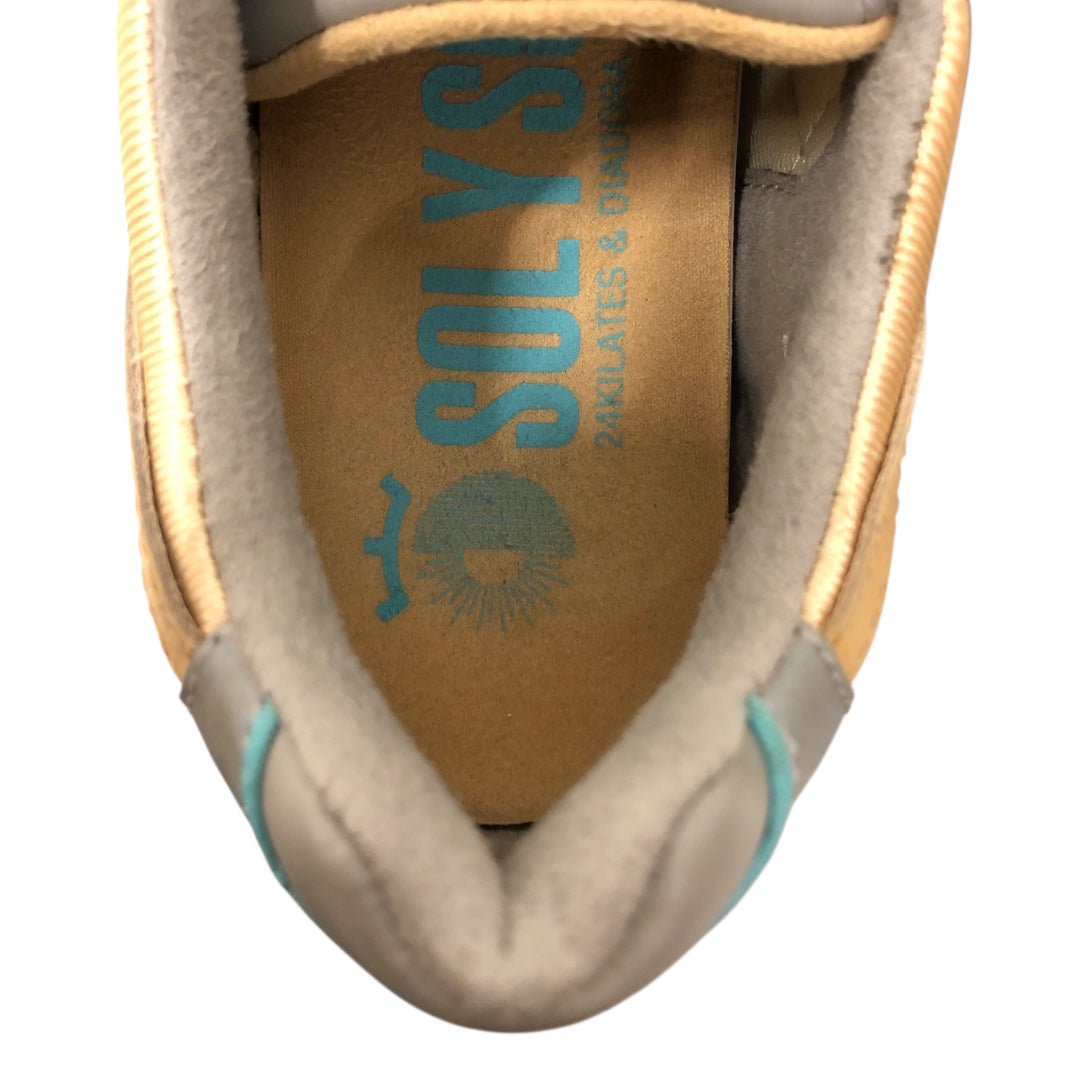 DIADORA/Low-Sneakers/US 10/Stripe/Suede/CRM/N9000 24 Kilates Sol Blu/Cream view 3