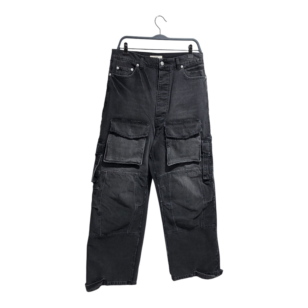 O. FILES/Cargo Pants/30/Cotton/BLK/CARGO DENIM JEAN view 1