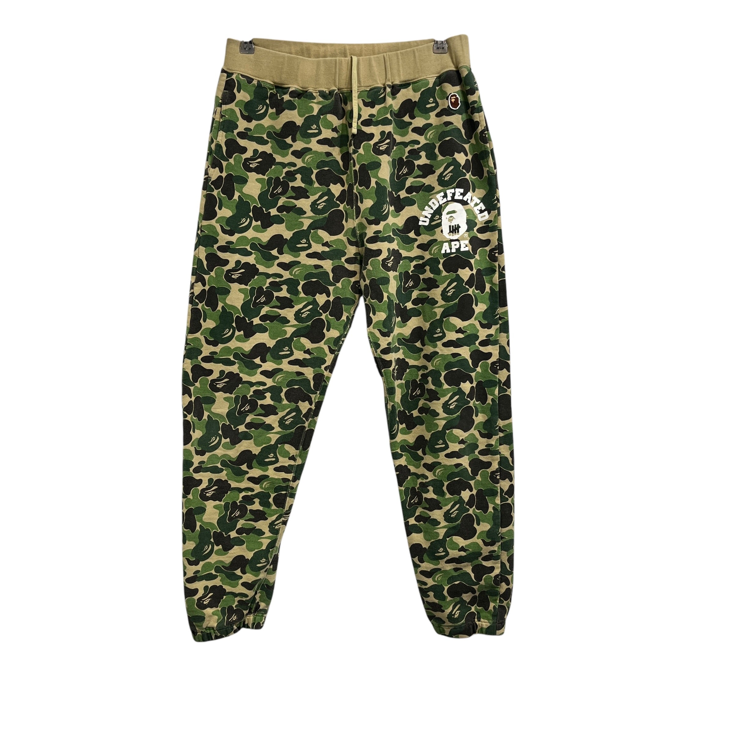 A BATHING APE/Pants/M/Cotton/KHK/Camouflage/