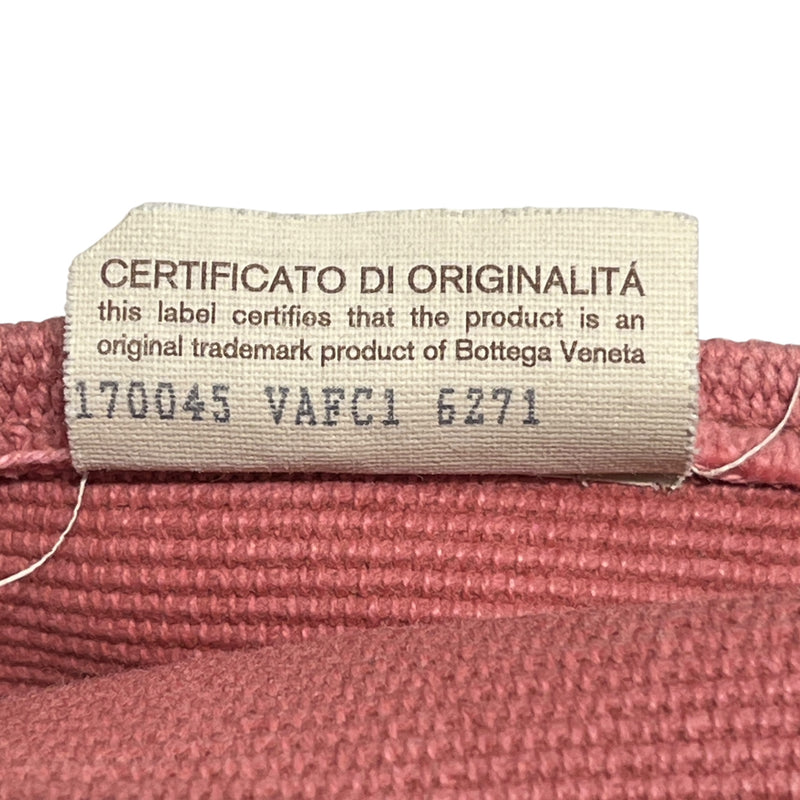 BOTTEGA VENETA/Tote Bag/Cotton/PNK/CANVAS BUCKLE STRAP