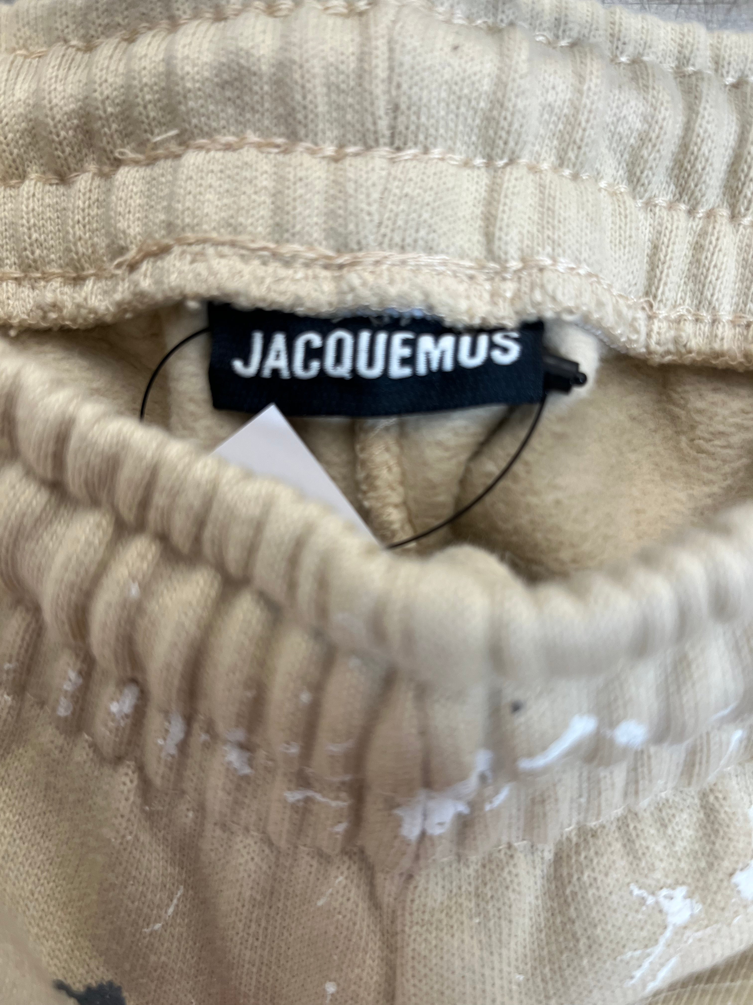 JACQUEMUS/Pants/M/Cotton/BEG/All Over Print/LE JOGGING OUESSANT view 3
