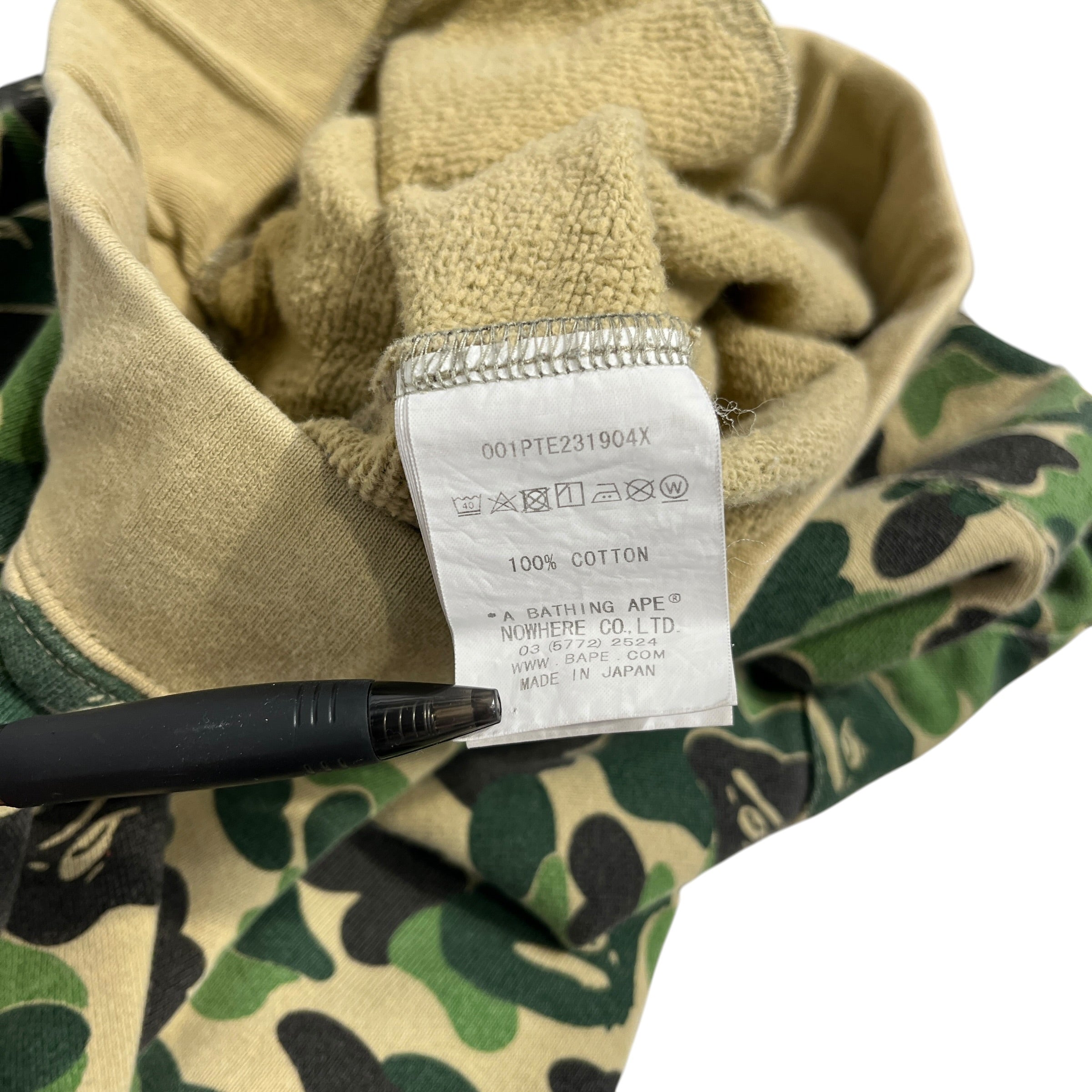 A BATHING APE/Pants/M/Cotton/KHK/Camouflage/ view 4