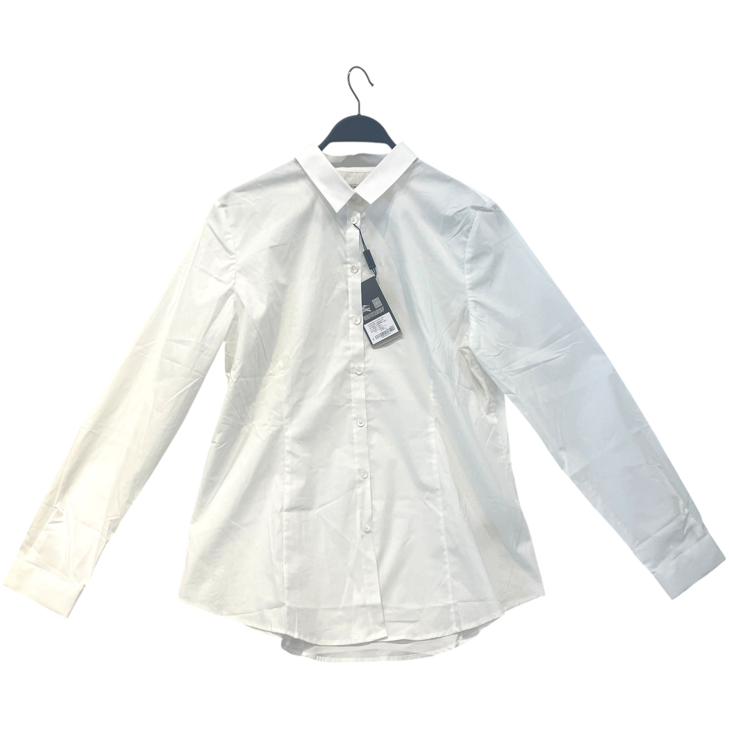 BURBERRY LONDON/LS Blouse/14/Cotton/WHT/new cond. dress shirt view 1