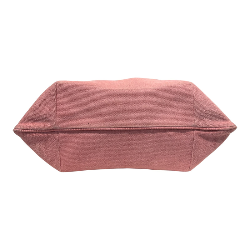BOTTEGA VENETA/Tote Bag/Cotton/PNK/CANVAS BUCKLE STRAP