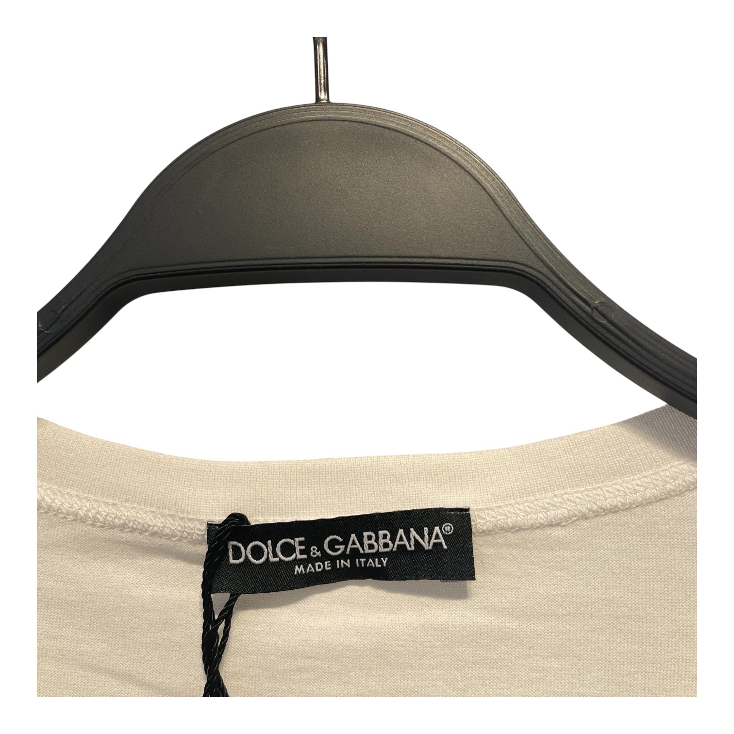 DOLCE&GABBANA/T-Shirt/52/Cotton/WHT/High Neck/All Over Print/ view 3